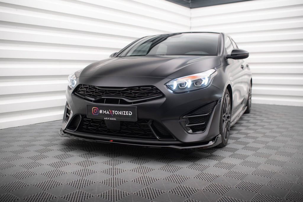 Maxton Design Splitter delantero V.1 para Kia Proceed GT Mk3 Facelift / Ceed GT / GT - Line Mk1 Facelift - imagen 1
