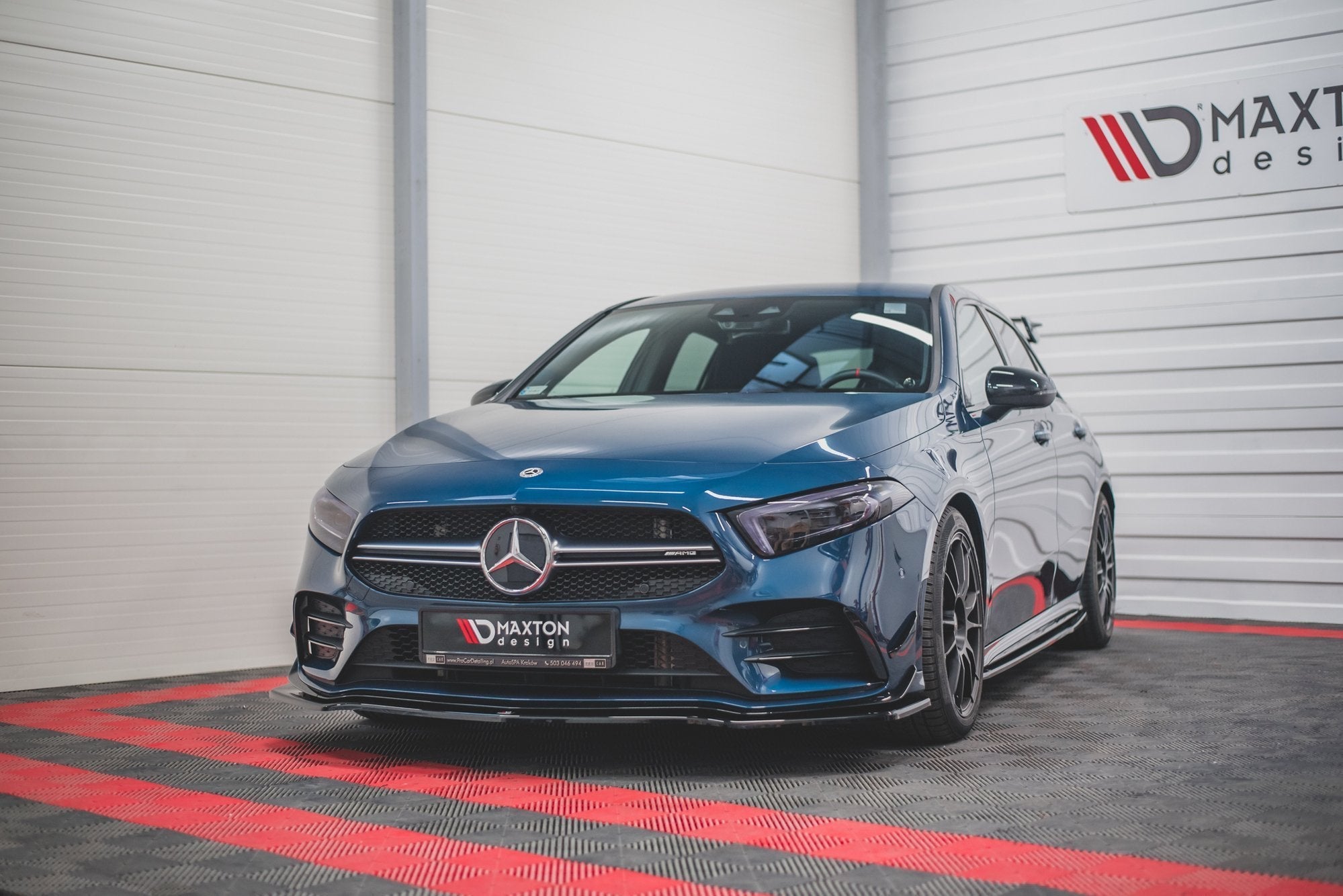 Maxton Design Splitter delantero V.1 para Mercedes A35 AMG Aero W177 - imagen 2