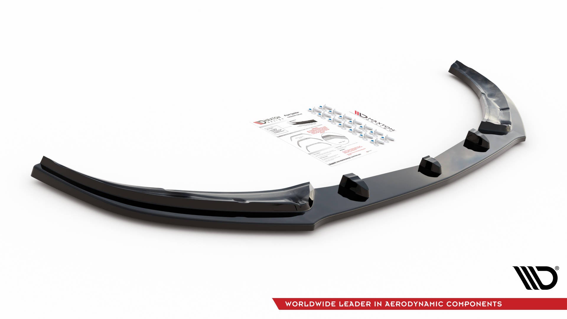 Maxton Design Splitter delantero V.1 para Mercedes-AMG C63 Coupe AMG Aero Pack C205 Facelift - imagen 3