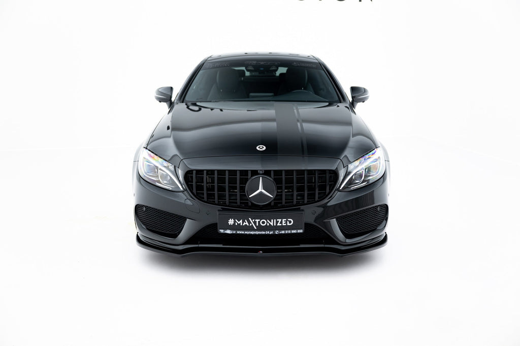 Maxton Design Splitter delantero V.1 para Mercedes- Benz C Coupe AMG-Line C205 - imagen 2
