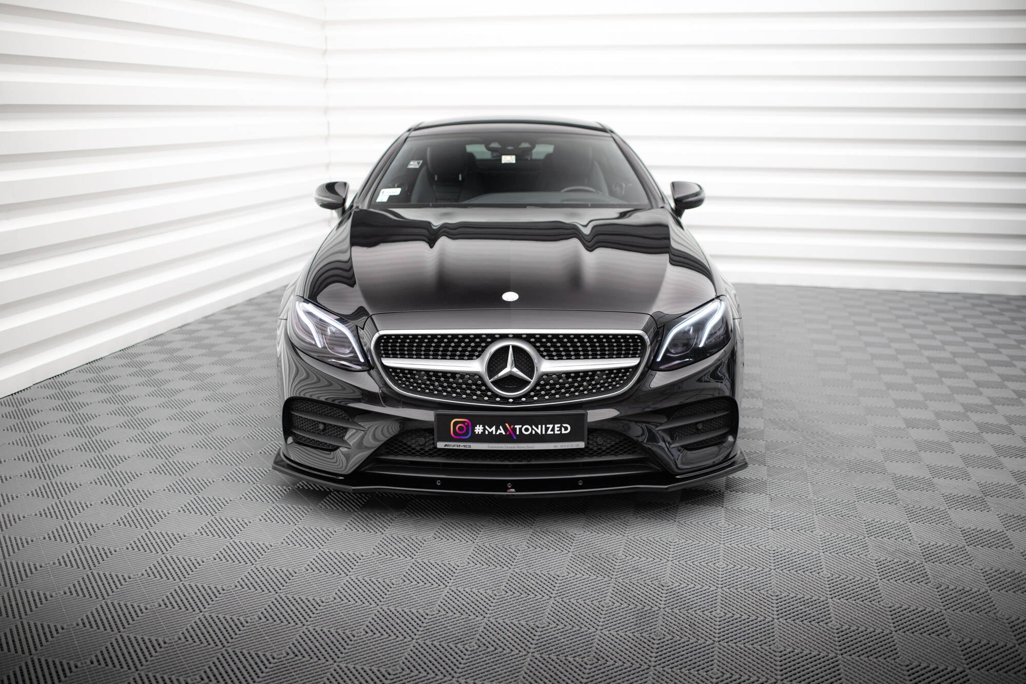 Maxton Design Splitter delantero V.1 para Mercedes-Benz E-Class W213 Coupe (C238) / Cabriolet (A238) AMG-Line / 53 AMG - imagen 2