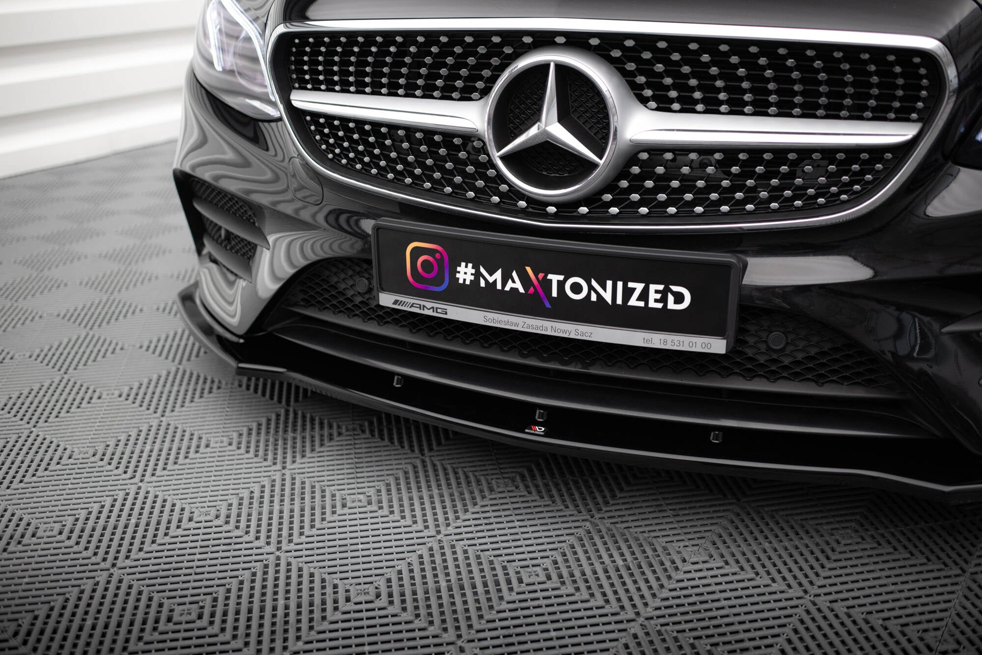 Maxton Design Splitter delantero V.1 para Mercedes-Benz E-Class W213 Coupe (C238) / Cabriolet (A238) AMG-Line / 53 AMG - imagen 3