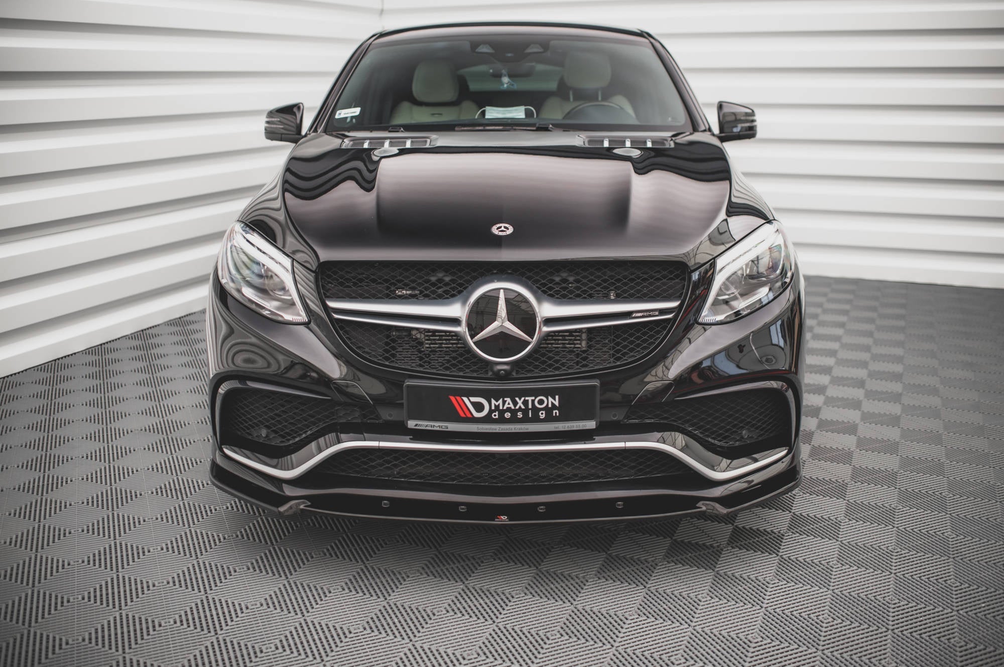 Maxton Design Splitter delantero V.1 para Mercedes-Benz GLE Coupe / SUV 63 AMG C292 / W166 - imagen 2