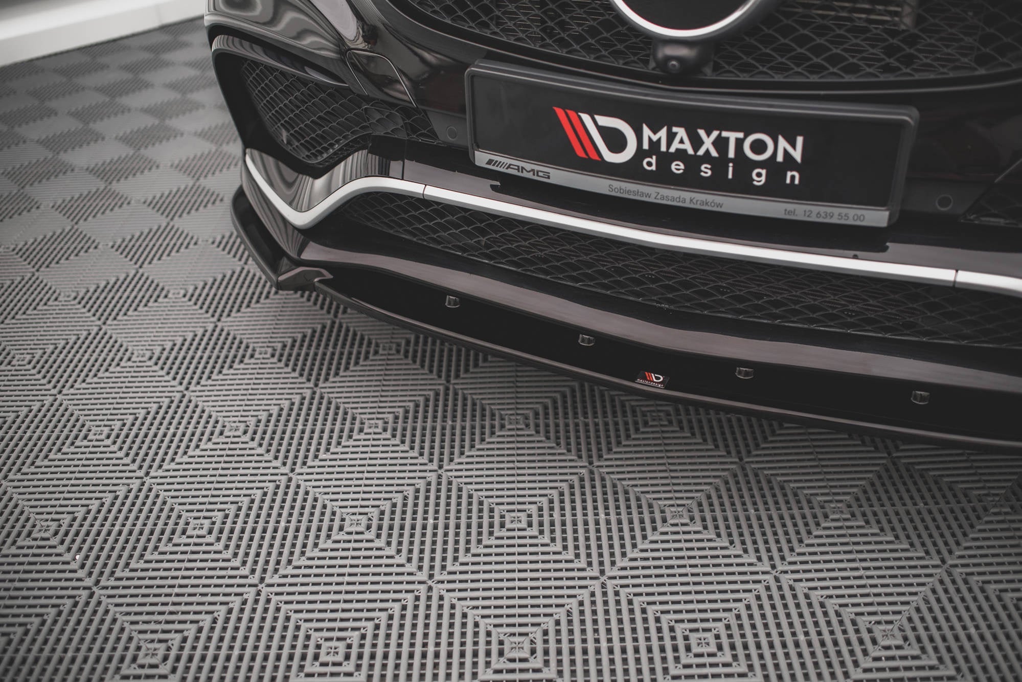 Maxton Design Splitter delantero V.1 para Mercedes-Benz GLE Coupe / SUV 63 AMG C292 / W166 - imagen 3