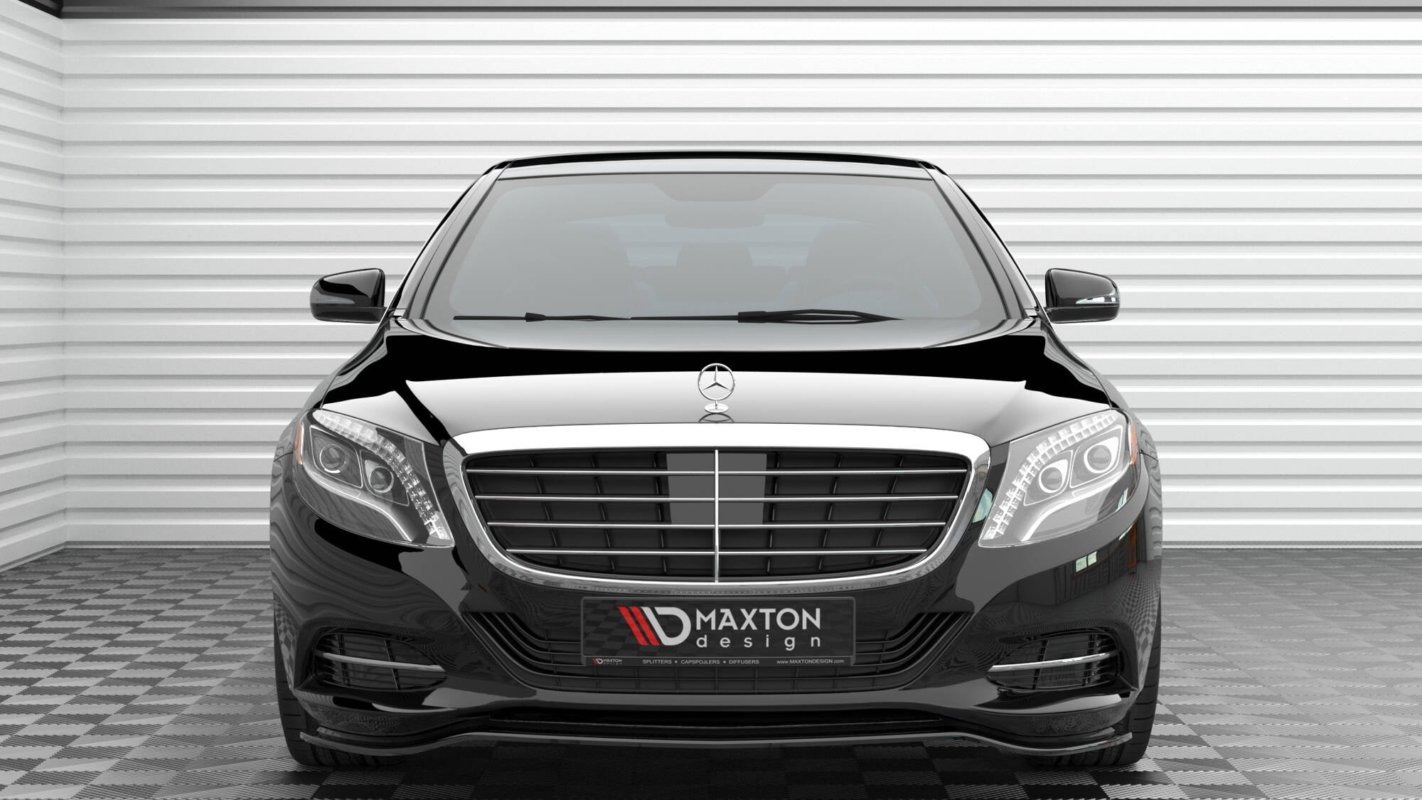 Maxton Design Splitter delantero V.1 para Mercedes-Benz S W222 - imagen 2