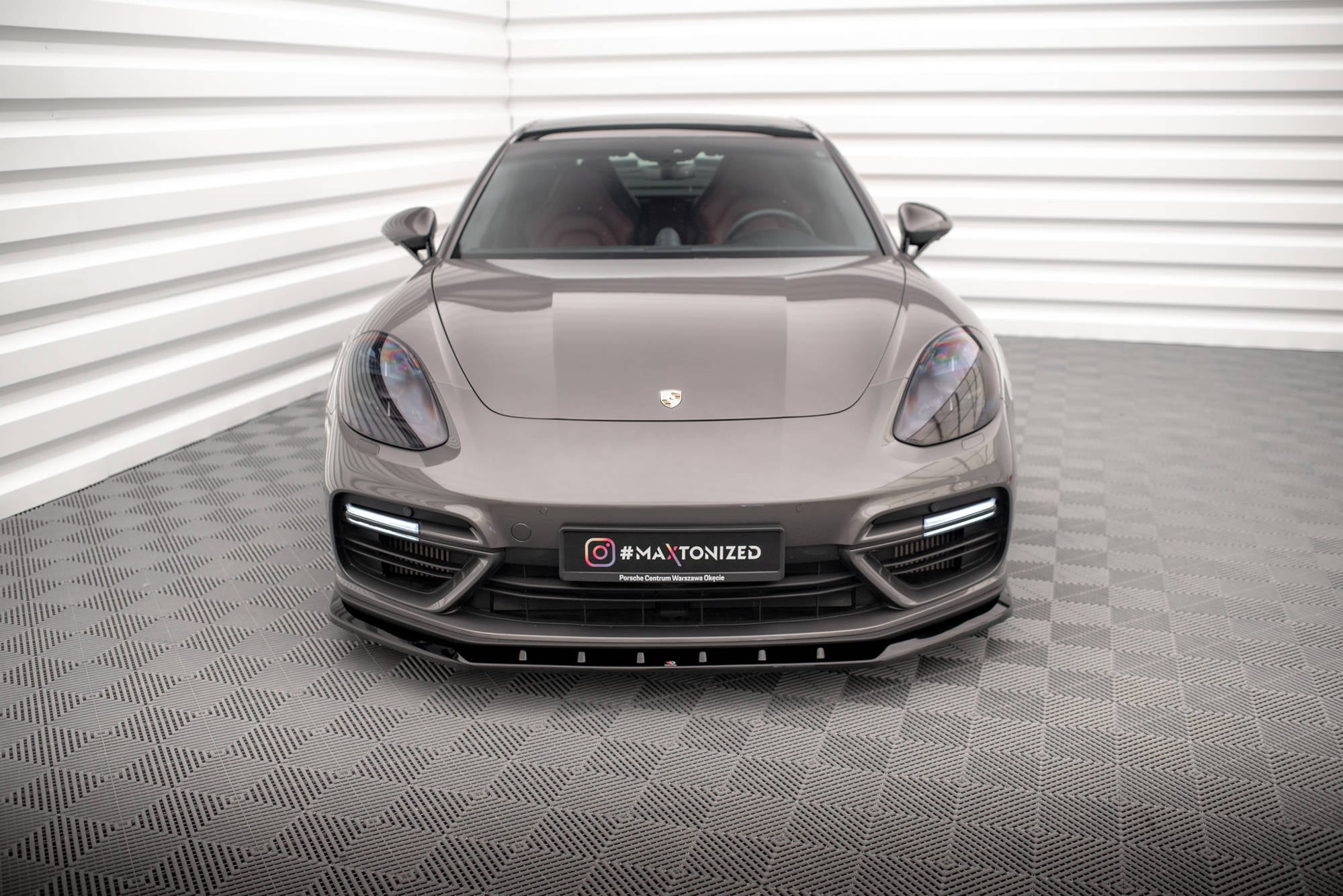 Maxton Design Splitter delantero V.1 para Porsche Panamera Turbo S E-Hybrid - imagen 2
