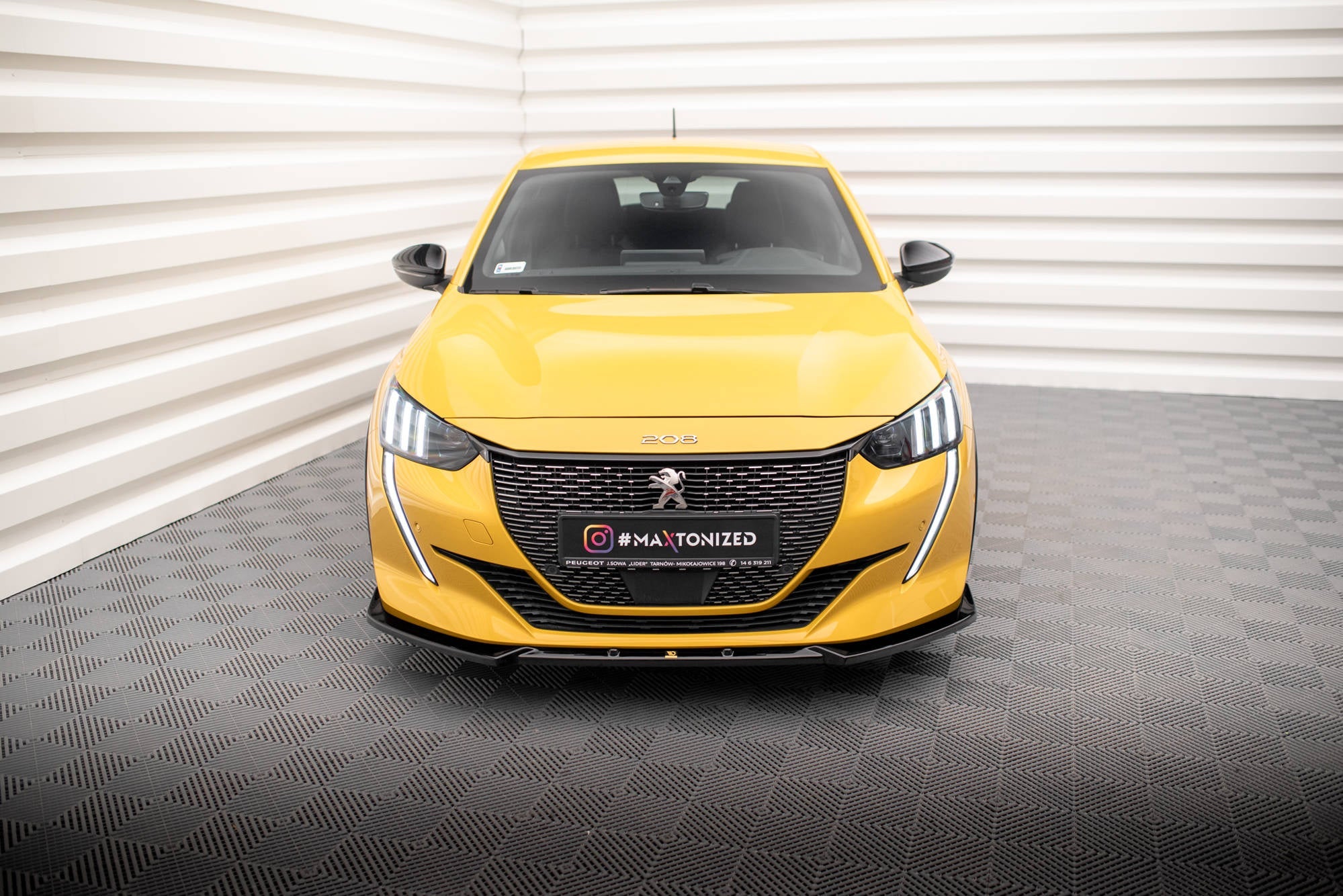 Maxton Design Splitter delantero V.1 para Peugeot 208 GT Mk2 - imagen 2