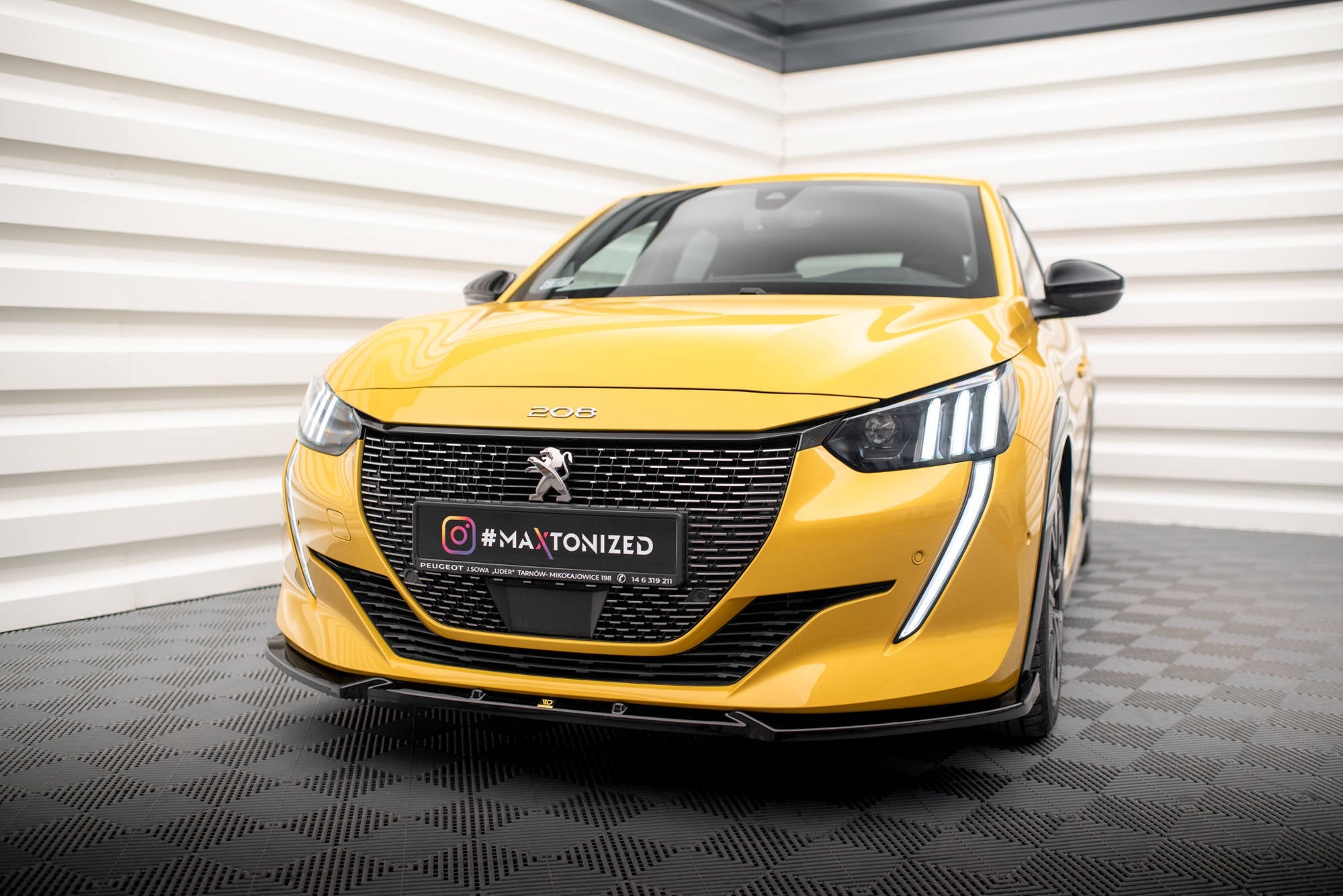 Maxton Design Splitter delantero V.1 para Peugeot 208 GT Mk2 - imagen 1