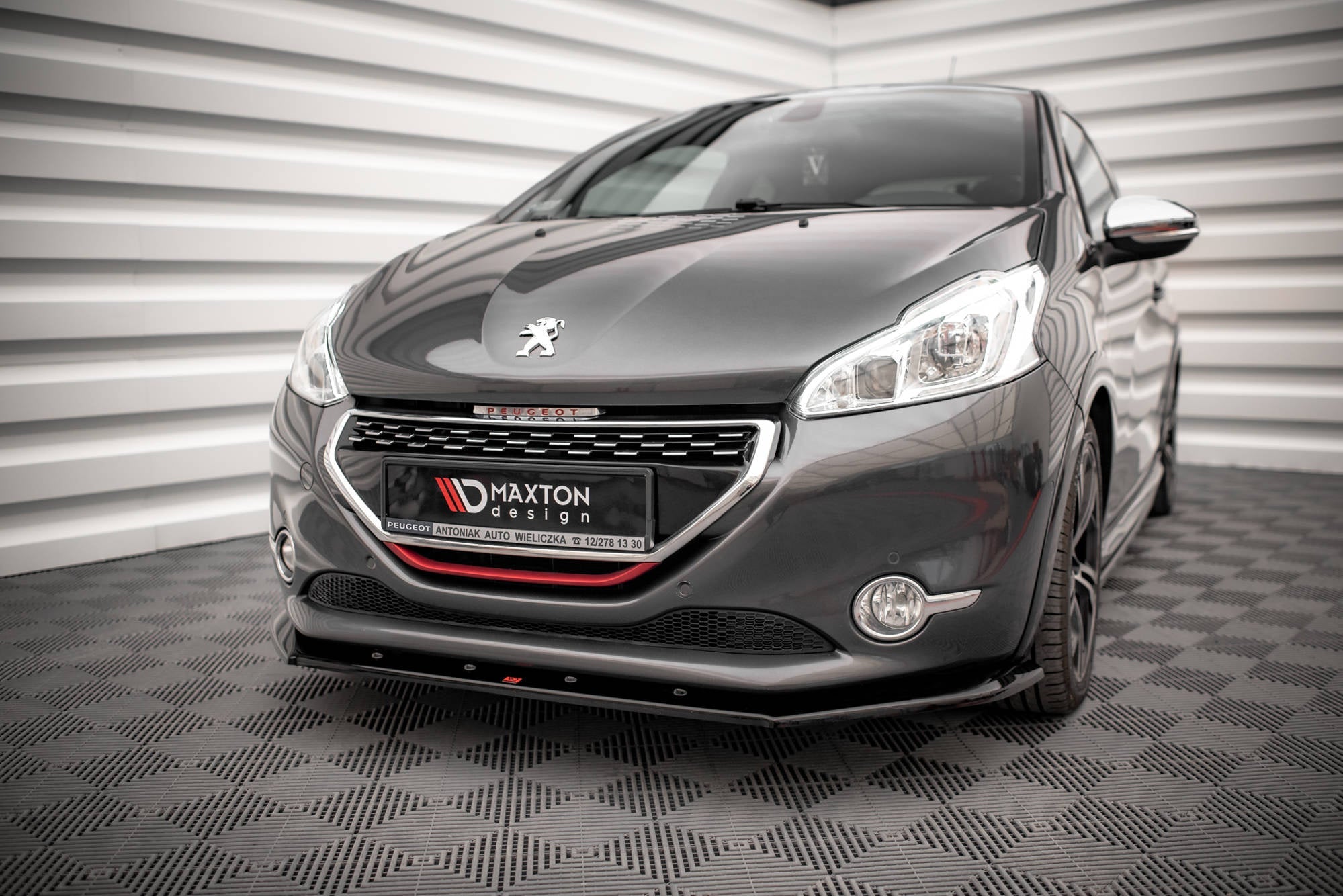Maxton Design Splitter delantero V.1 para Peugeot 208 GTi Mk1 - imagen 1