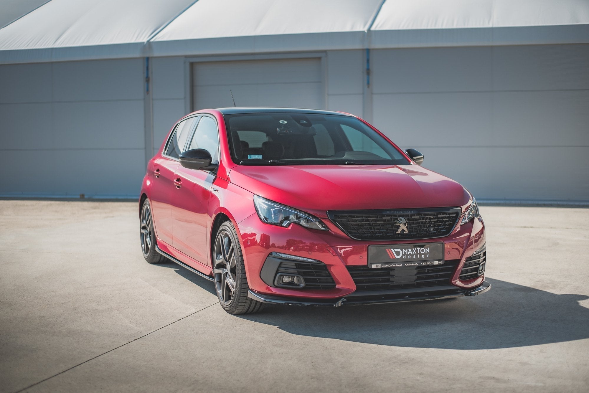 Maxton Design Splitter delantero V.1 para Peugeot 308 GT Mk2 Facelift - imagen 1