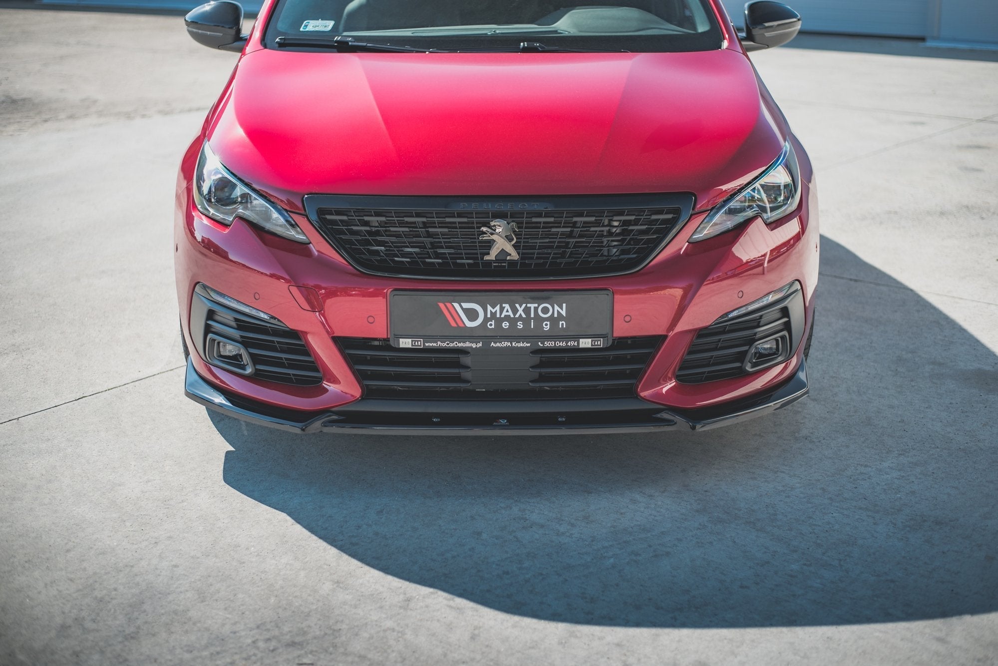 Maxton Design Splitter delantero V.1 para Peugeot 308 GT Mk2 Facelift - imagen 2