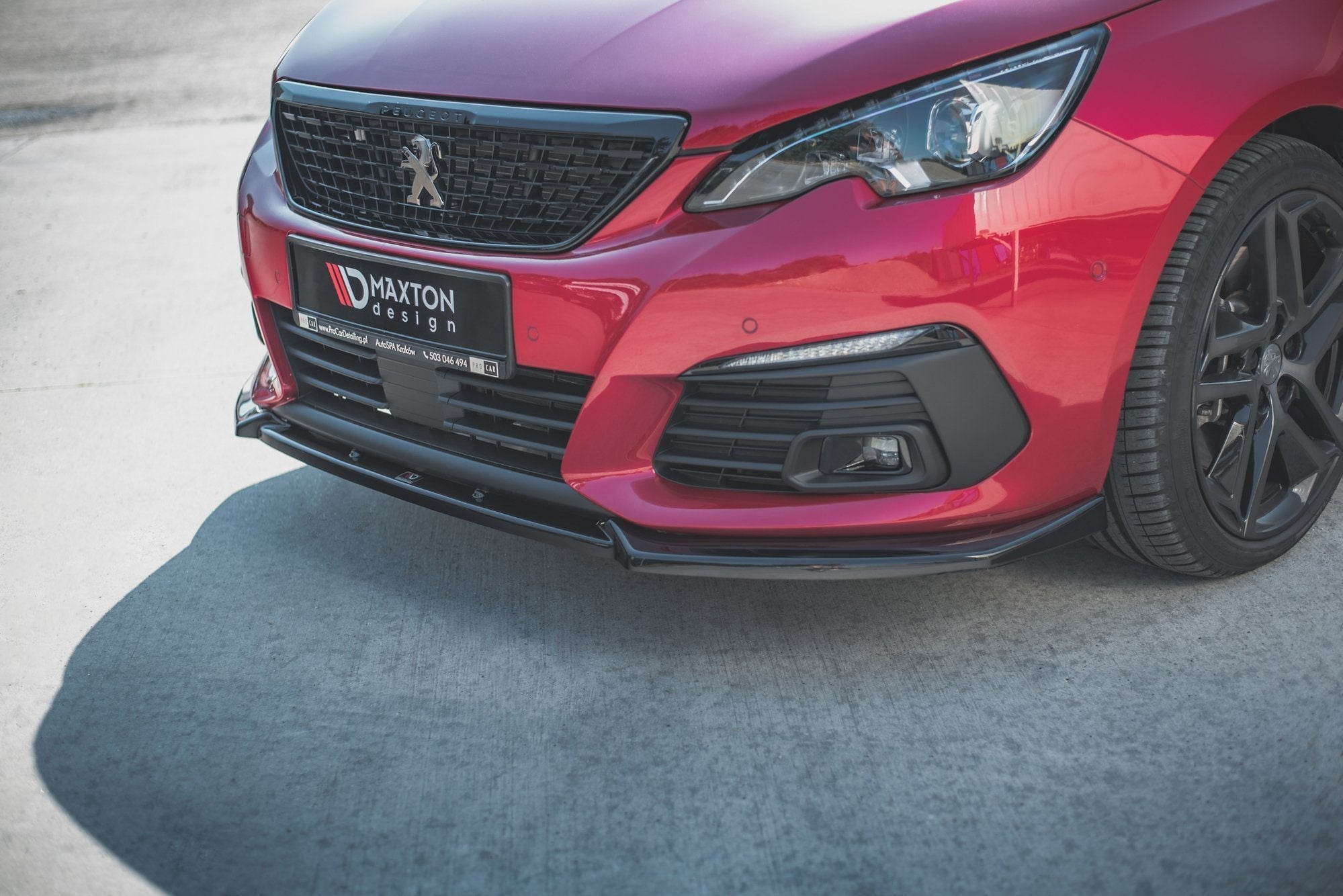 Maxton Design Splitter delantero V.1 para Peugeot 308 GT Mk2 Facelift - imagen 3