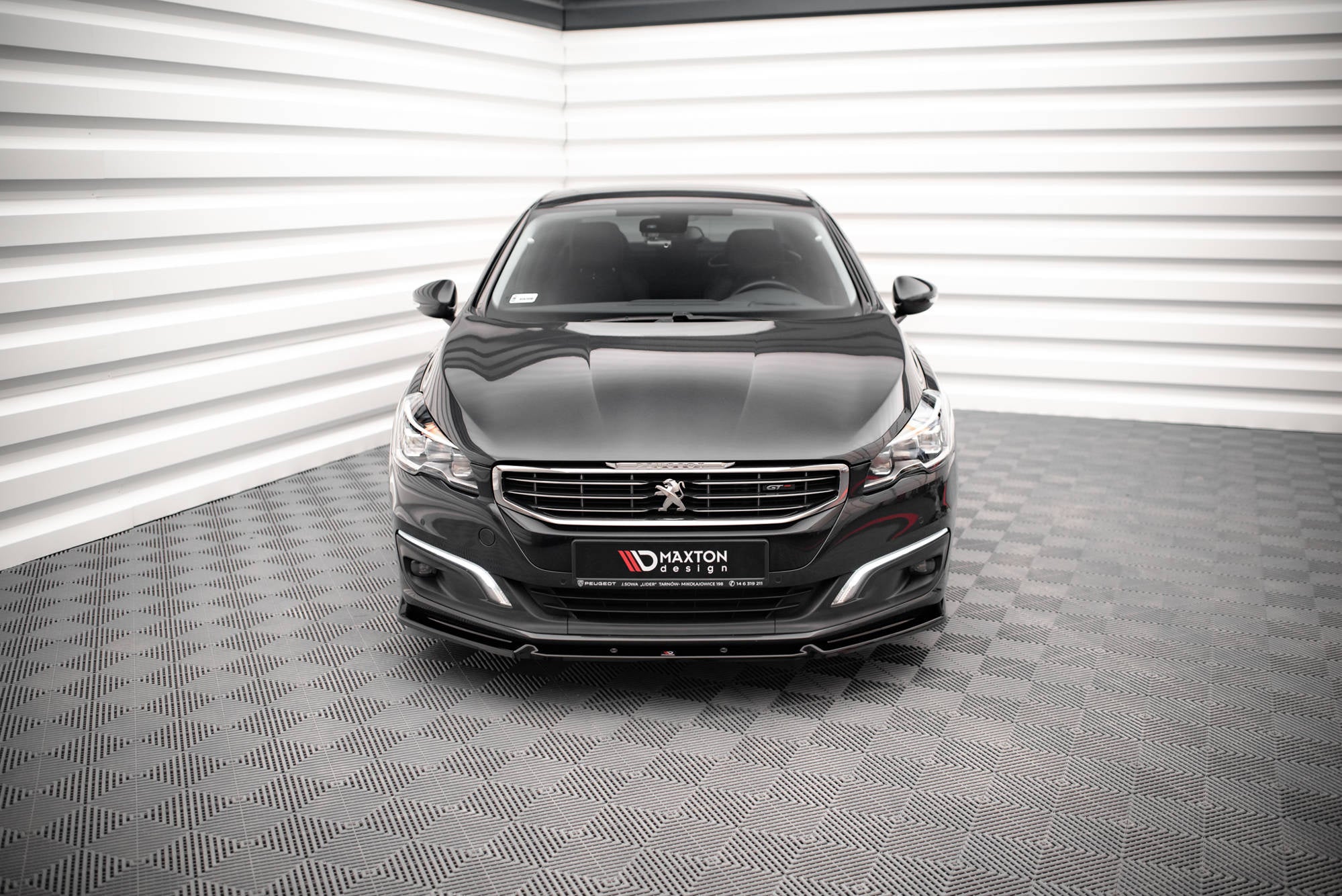 Maxton Design Splitter delantero V.1 para Peugeot 508 GT Mk1 Facelift - imagen 2