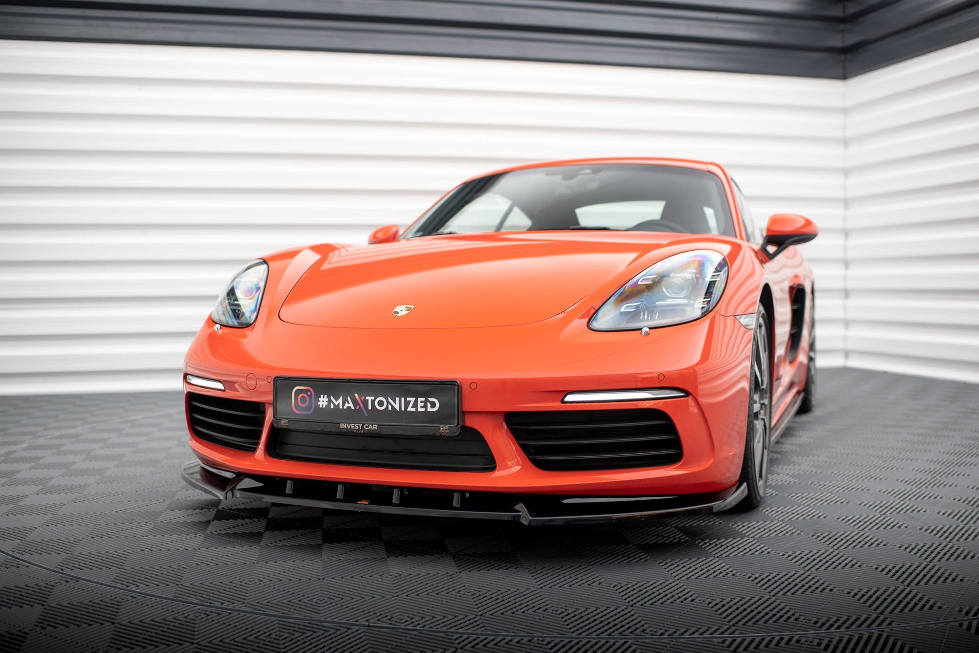 Maxton Design Splitter delantero V.1 para Porsche 718 Cayman 982c - imagen 1