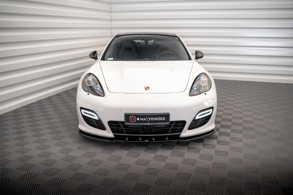 Maxton Design Splitter delantero V.1 para Porsche Panamera Turbo Sport Design Package 970 - imagen 3