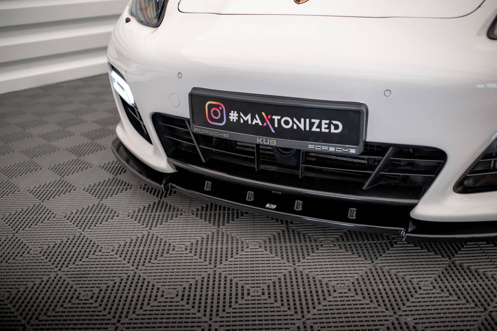 Maxton Design Splitter delantero V.1 para Porsche Panamera Turbo Sport Design Package 970 - imagen 2