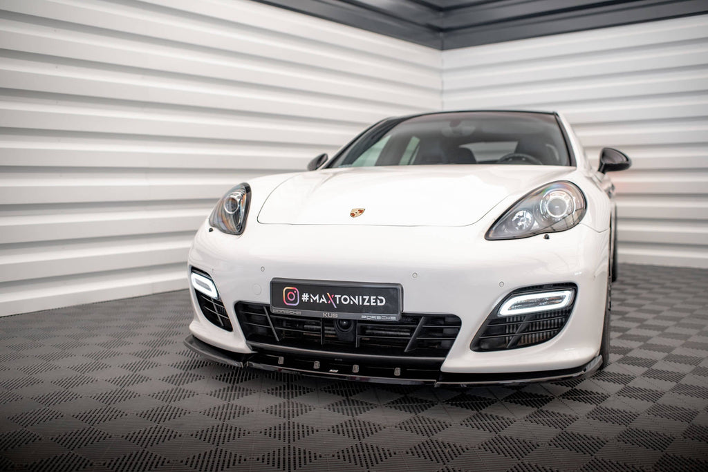 Maxton Design Splitter delantero V.1 para Porsche Panamera Turbo Sport Design Package 970 - imagen 1