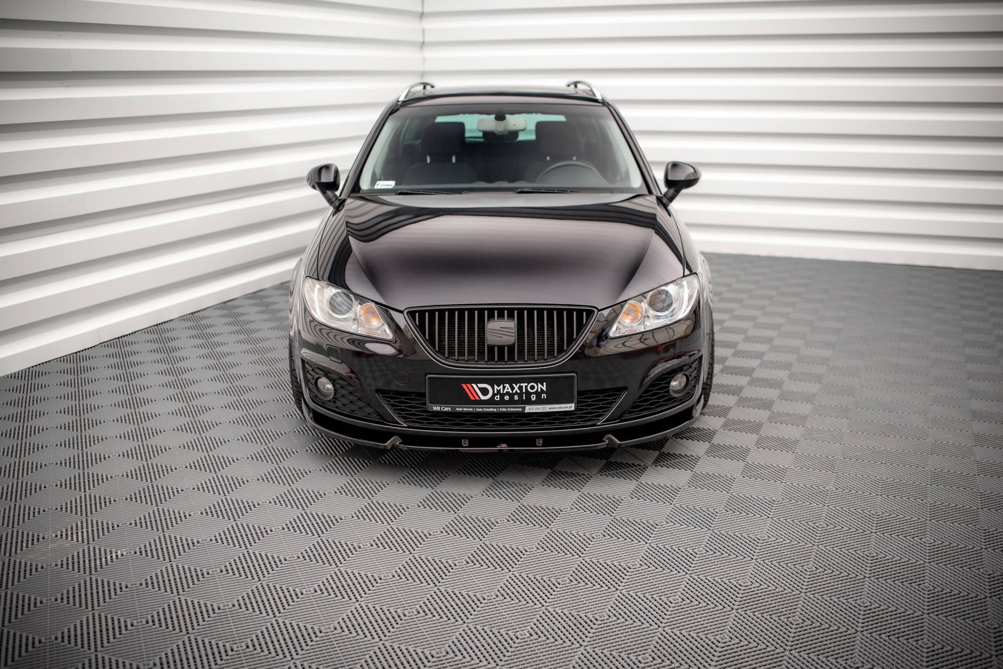 Maxton Design Splitter delantero V.1 para Seat Exeo - imagen 2