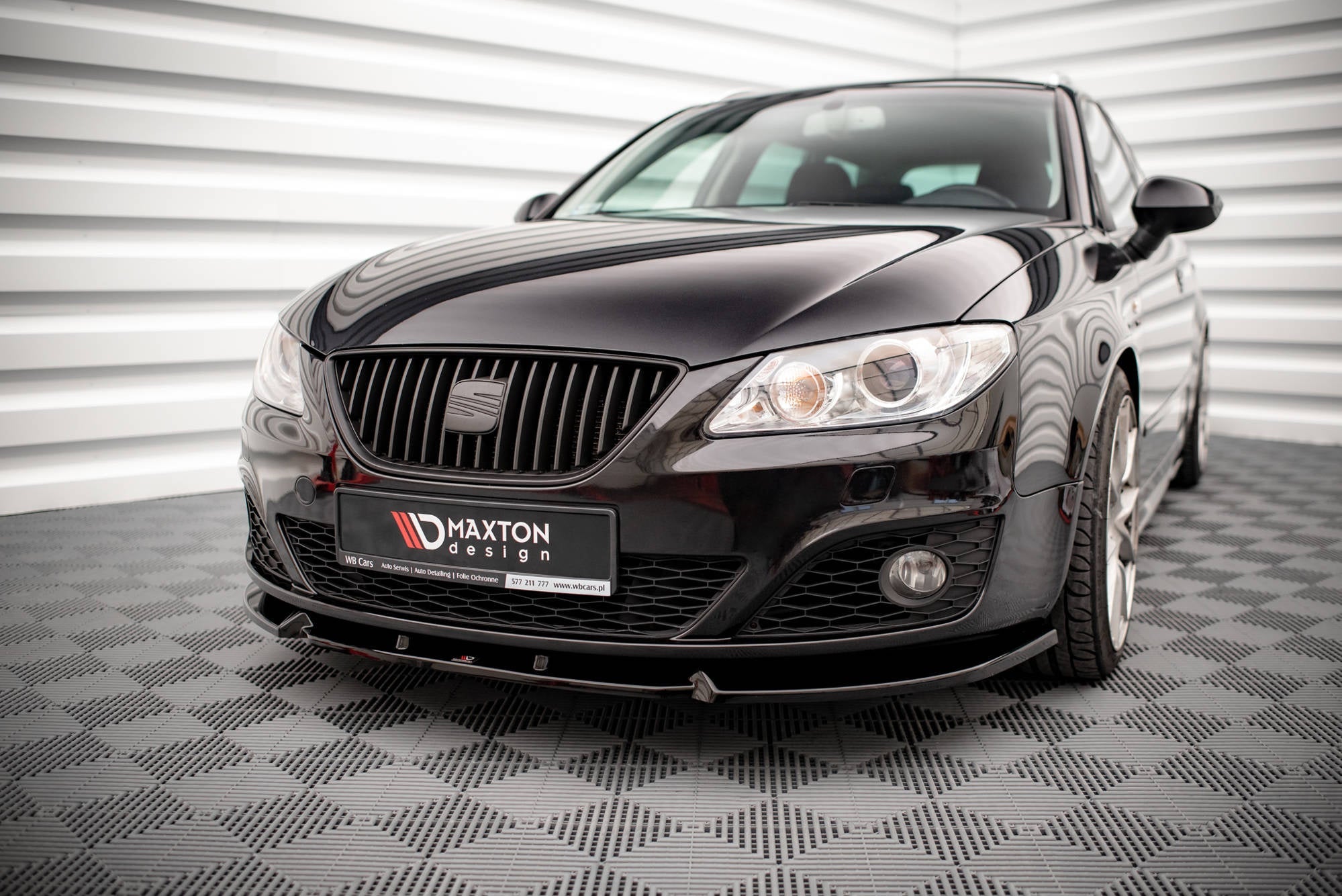 Maxton Design Splitter delantero V.1 para Seat Exeo - imagen 1