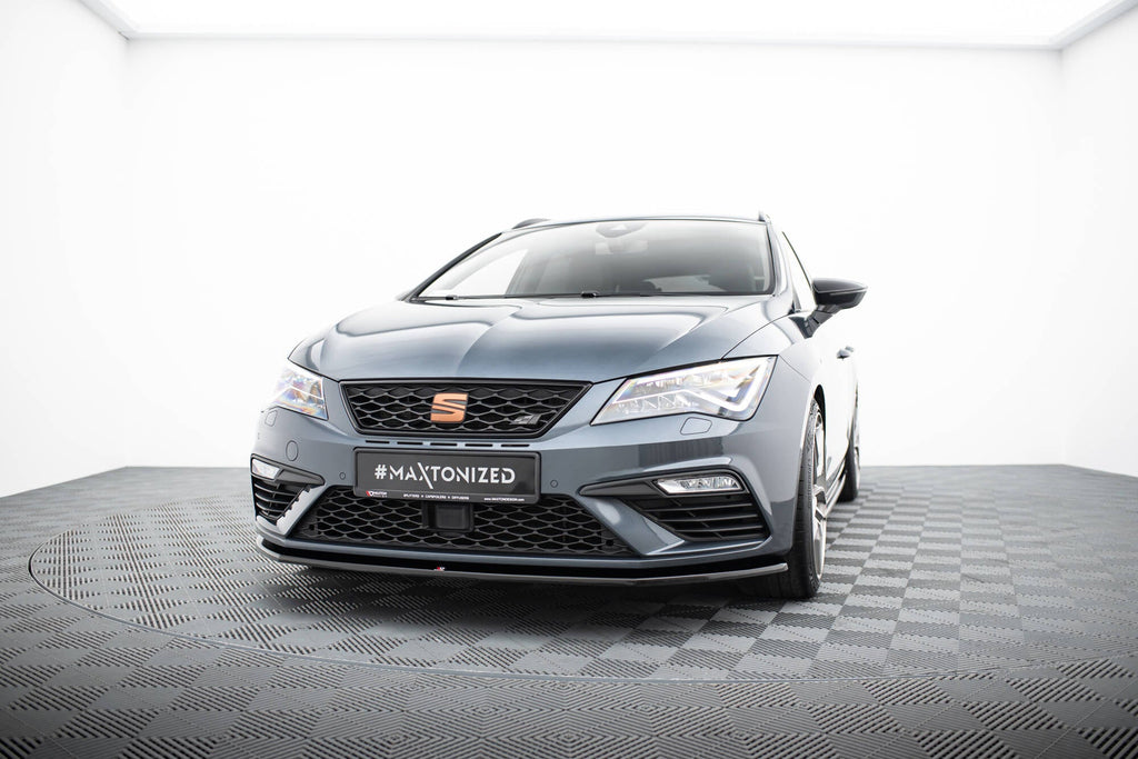 Maxton Design Splitter delantero V.1 para Seat Leon Cupra / FR Mk3 Facelift - imagen 1