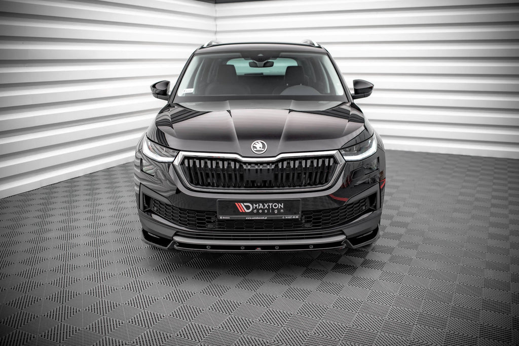 Maxton Design Splitter delantero V.1 para Skoda Kodiaq Mk1 Facelift - imagen 2