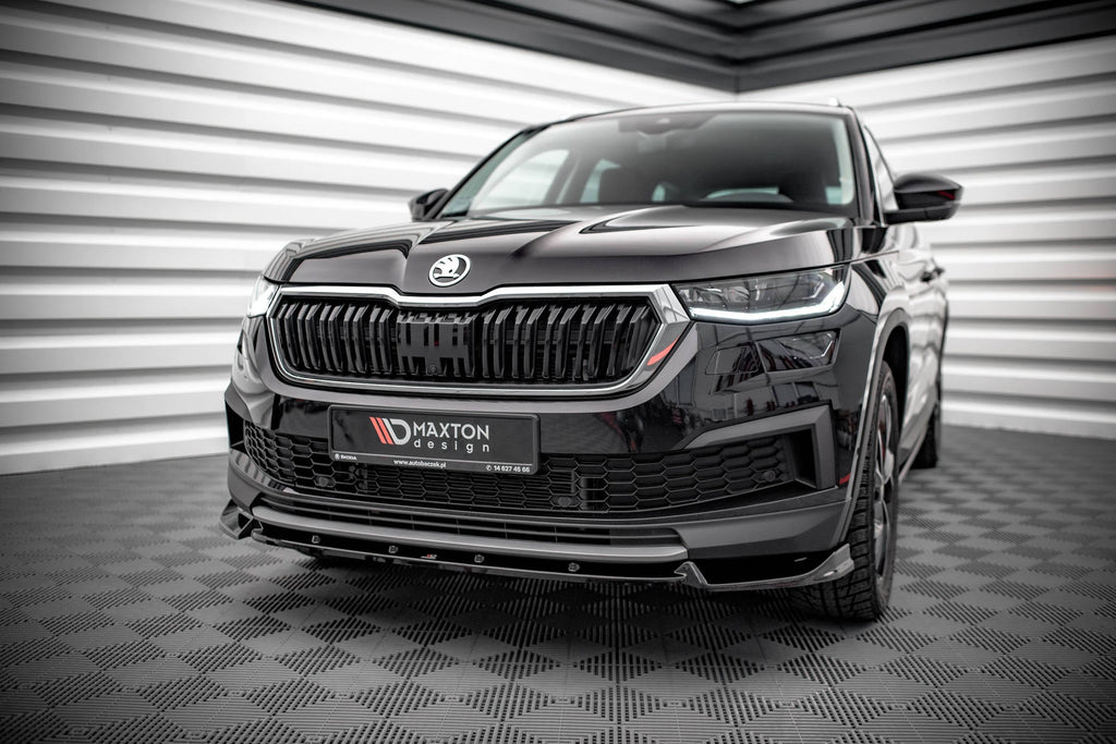 Maxton Design Splitter delantero V.1 para Skoda Kodiaq Mk1 Facelift - imagen 1