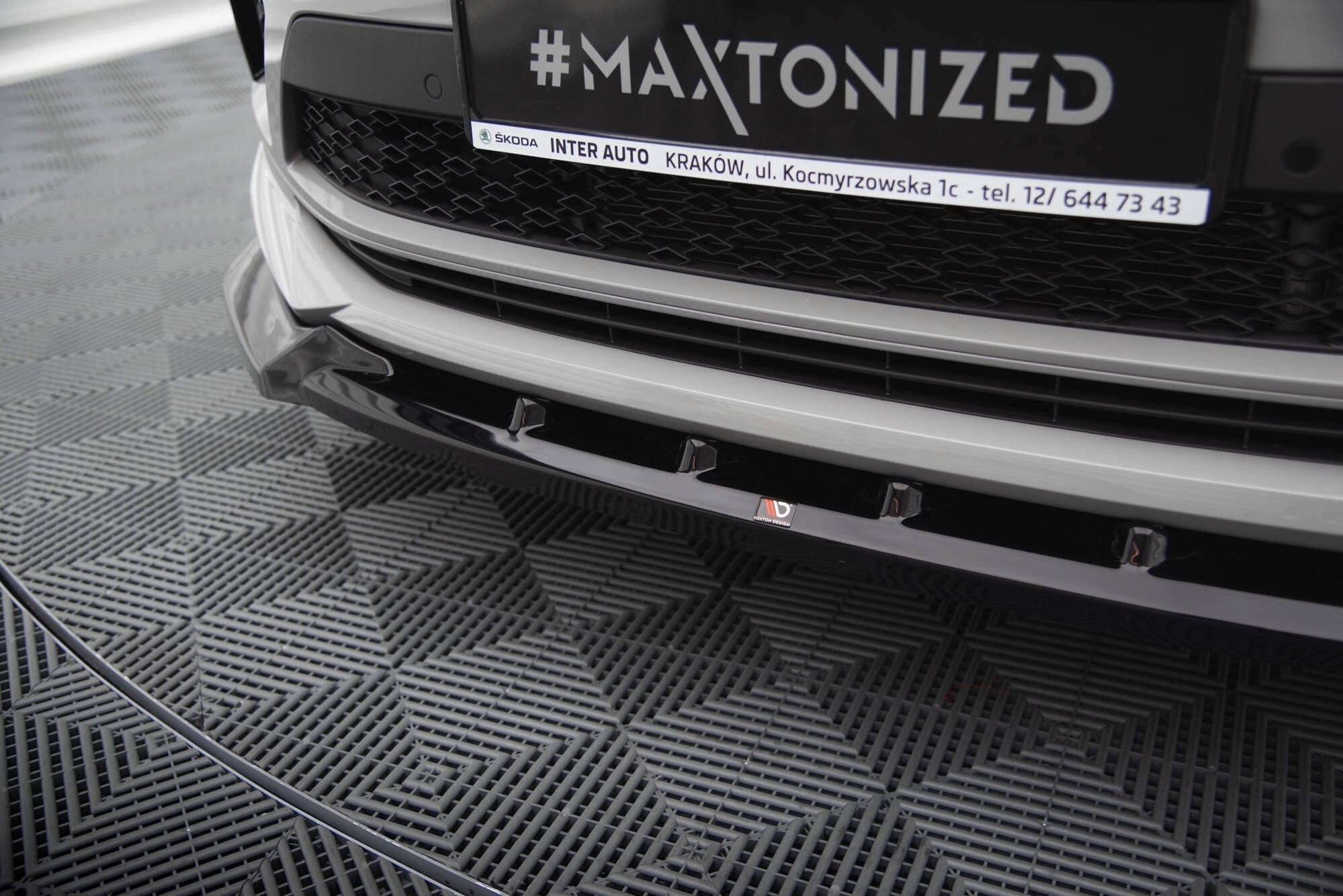 Maxton Design Splitter delantero V.1 para Skoda Kodiaq RS Mk1 Facelift - imagen 3