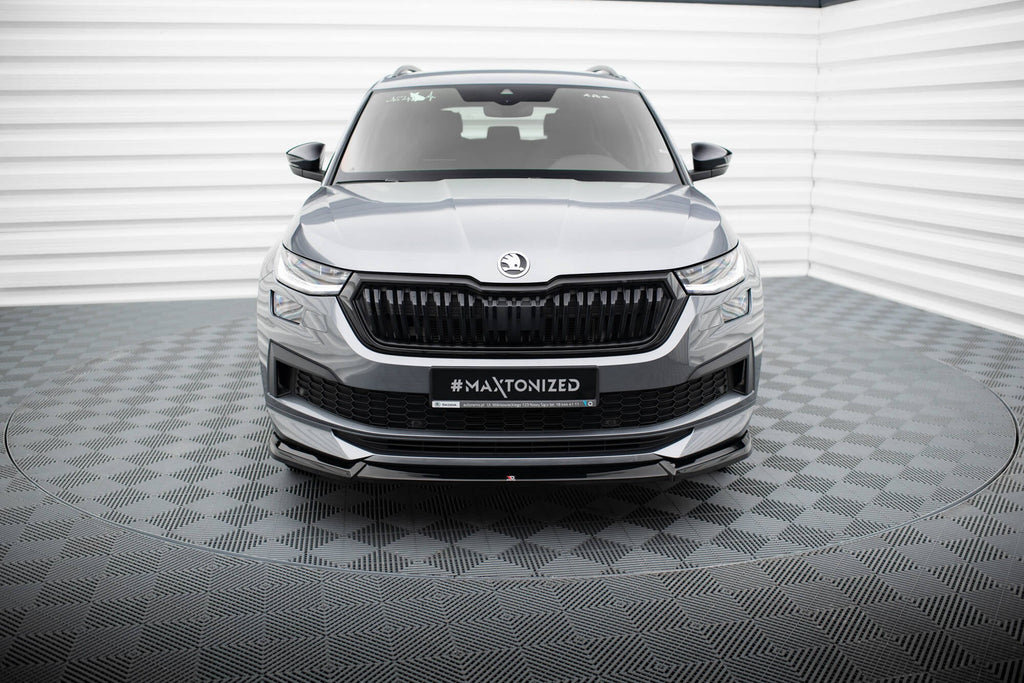 Maxton Design Splitter delantero V.1 para Skoda Kodiaq Sportline Mk1 Facelift - imagen 2