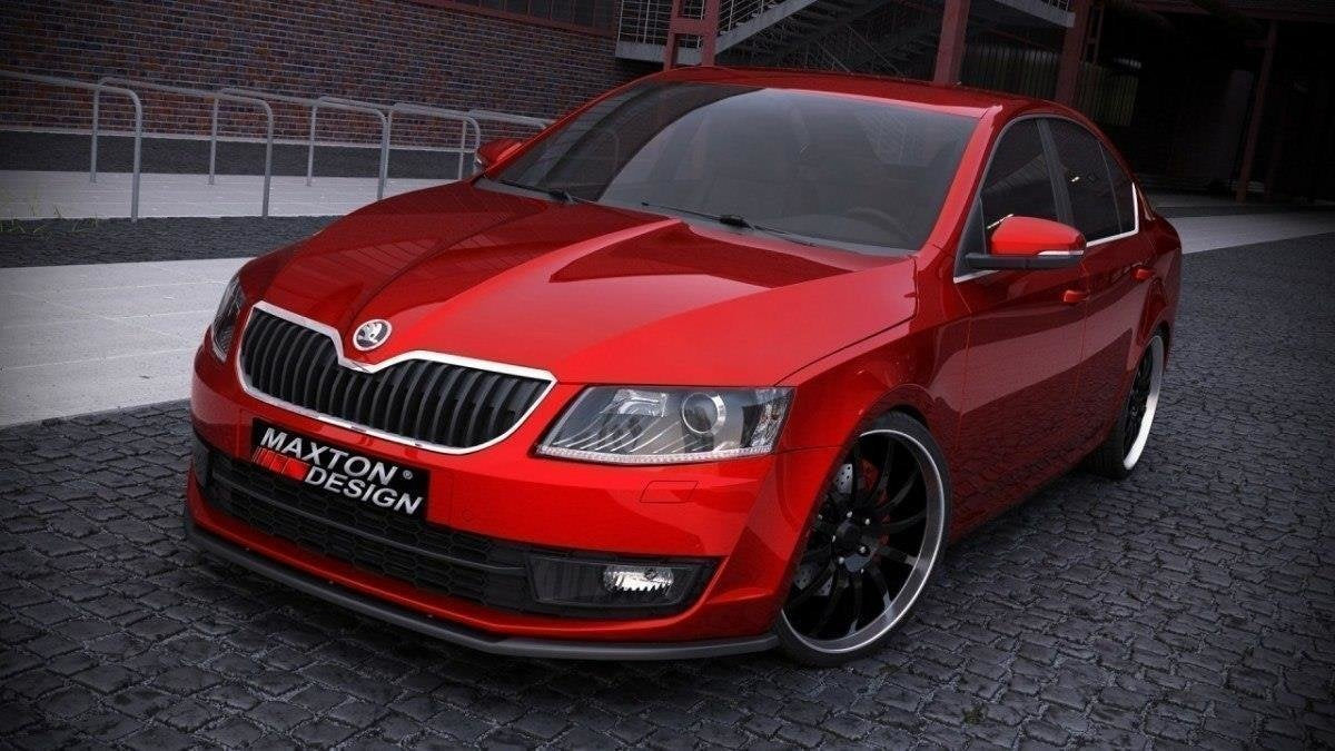 Maxton Design Splitter delantero V.1 para Skoda Octavia Mk3 - imagen 1