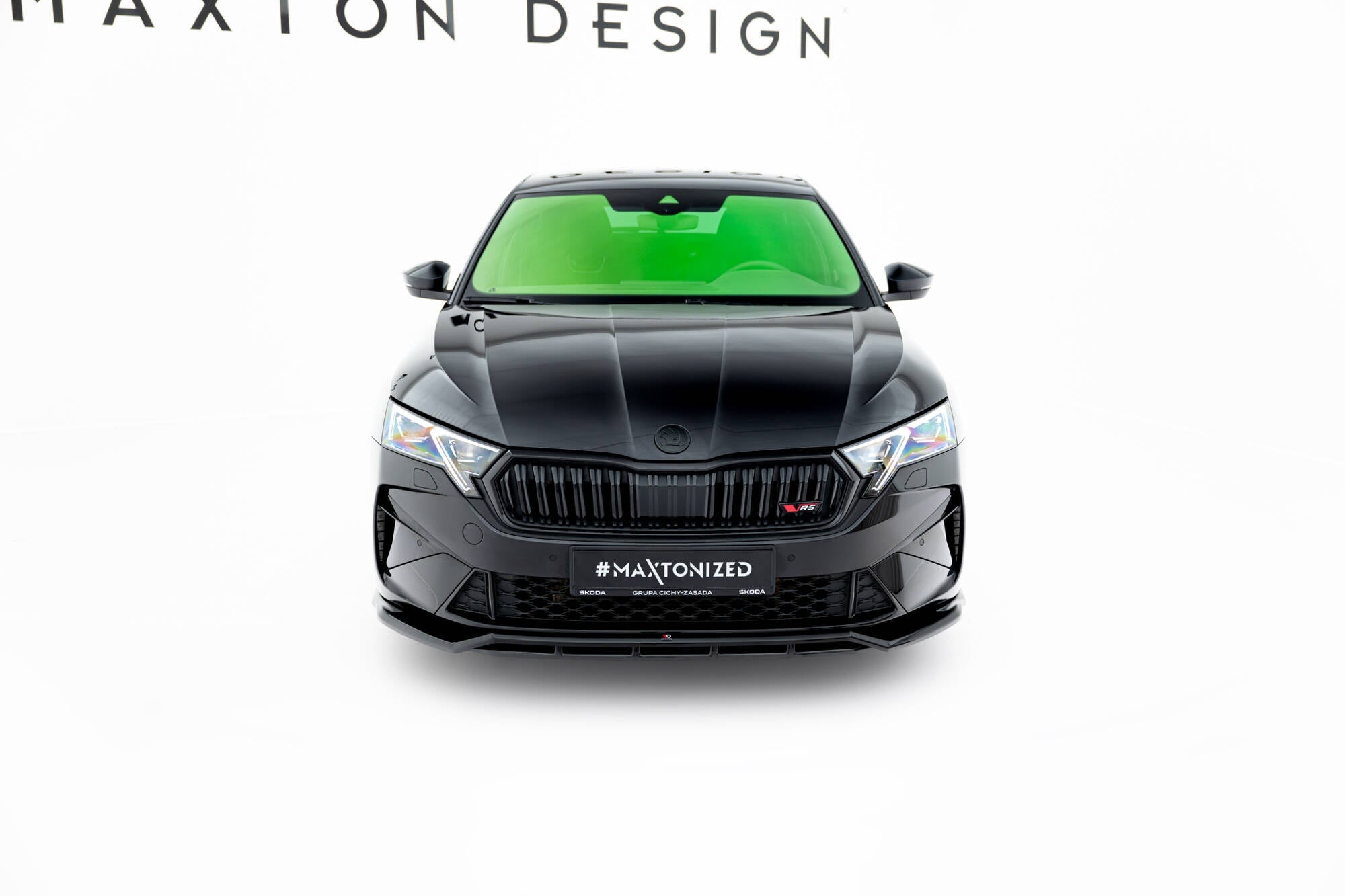 Maxton Design Splitter delantero V.1 para Skoda Octavia RS Liftback / Combi Mk4 Facelift - imagen 2