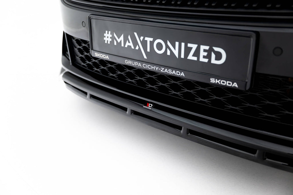 Maxton Design Splitter delantero V.1 para Skoda Octavia RS Liftback / Combi Mk4 Facelift - imagen 4