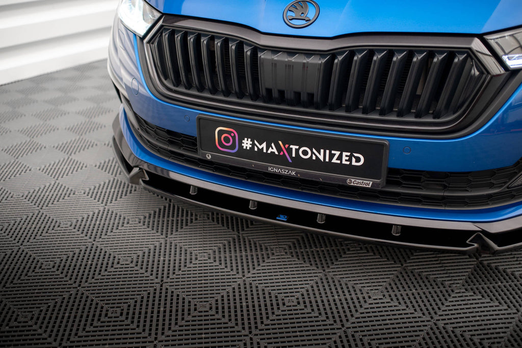 Maxton Design Splitter delantero V.1 para Skoda Octavia Sportline Mk4 - imagen 3