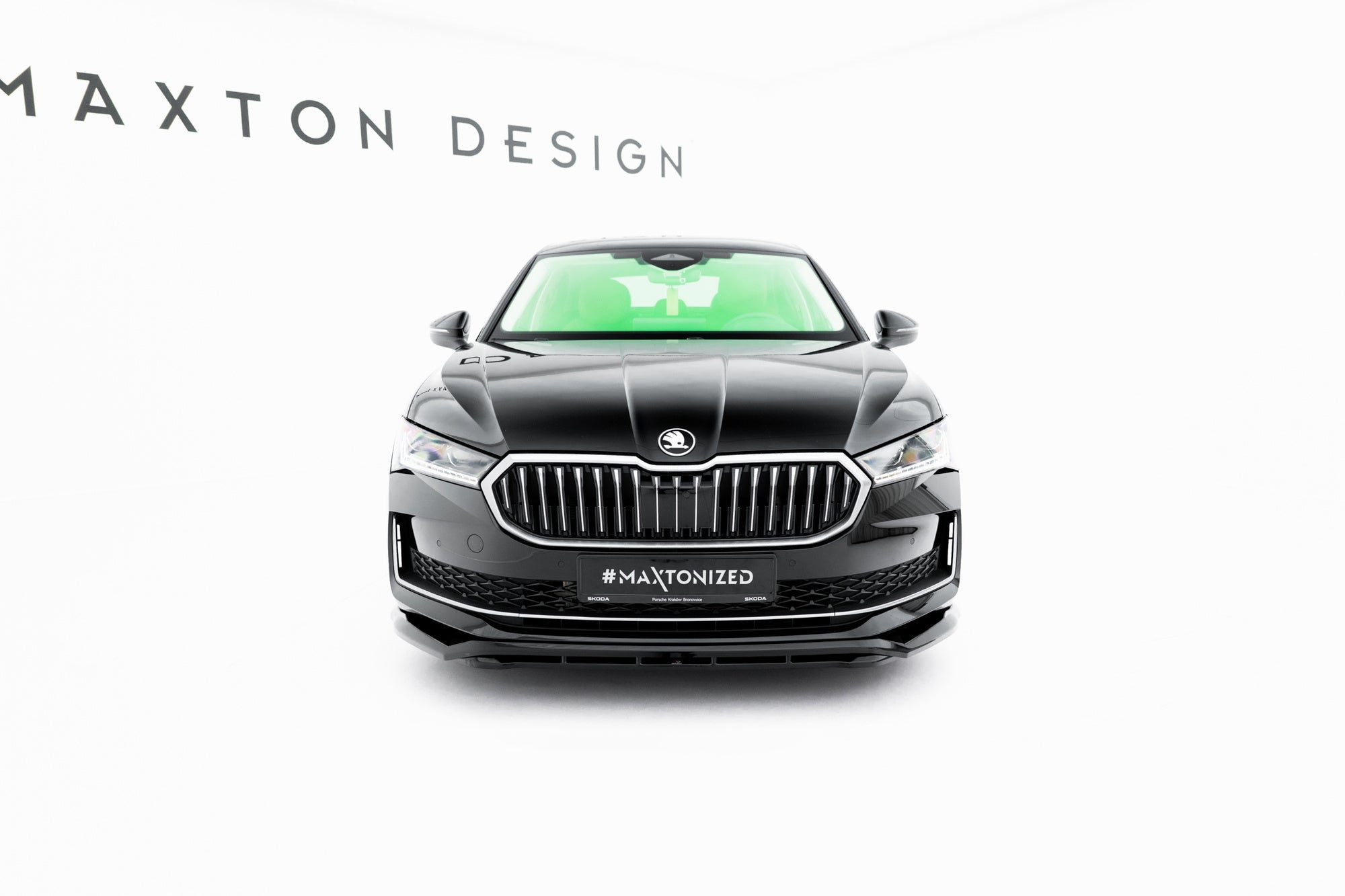 Maxton Design Splitter delantero V.1 para Skoda Superb Mk4 - imagen 2