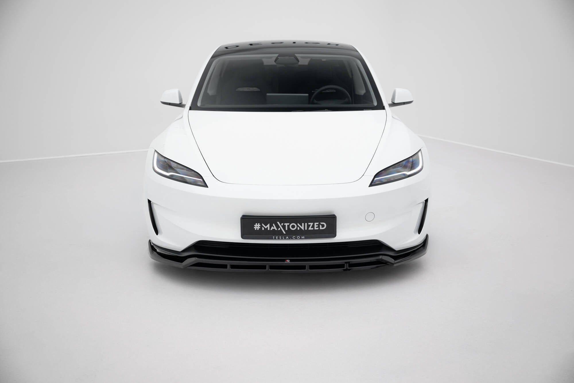 Maxton Design Splitter delantero V.1 para Tesla Model 3 Performance Mk1 Facelift - imagen 2