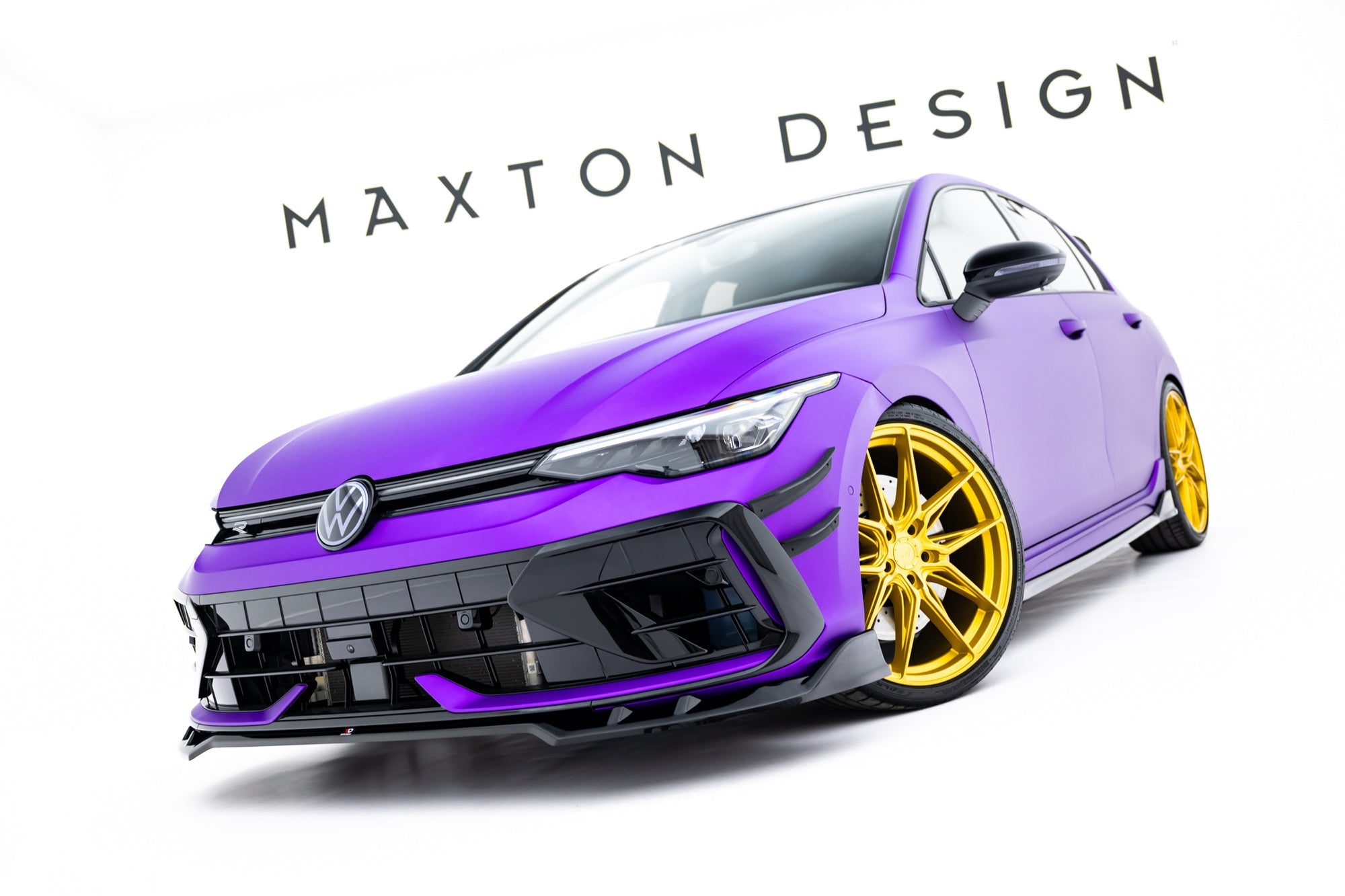 Maxton Design Splitter delantero V.1 para Volkswagen Golf R Hatchback Mk8 Facelift - imagen 1