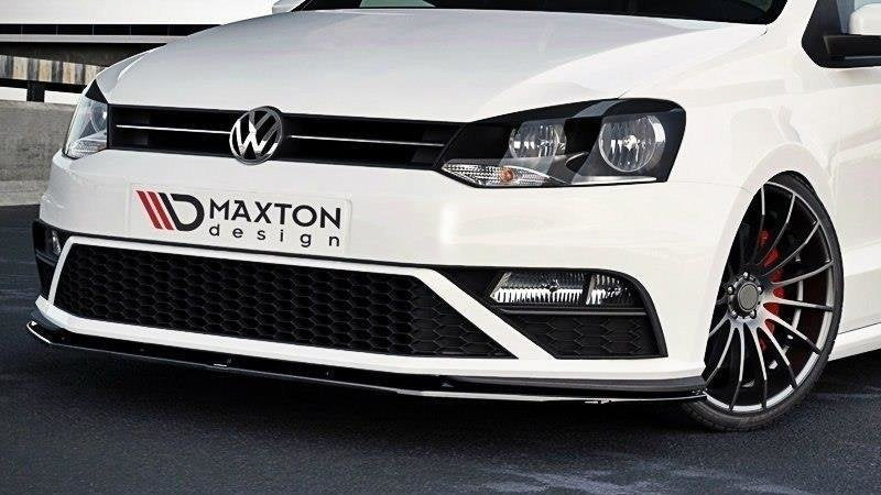 Maxton Design Splitter delantero V.1 para Volkswagen Polo GTI Mk5 Facelift - imagen 1