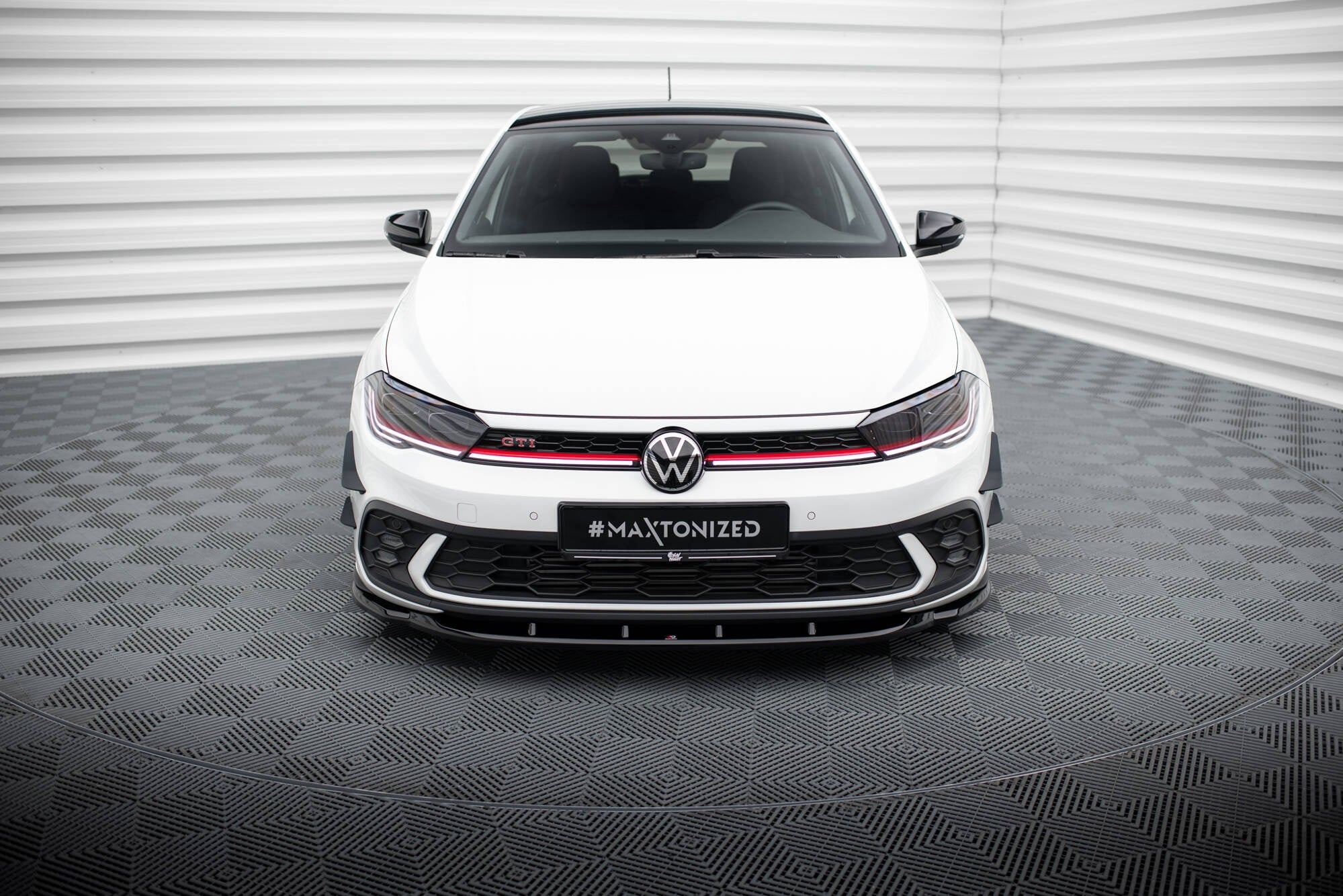 Maxton Design Splitter delantero V.1 para Volkswagen Polo GTI Mk6 Facelift - imagen 2