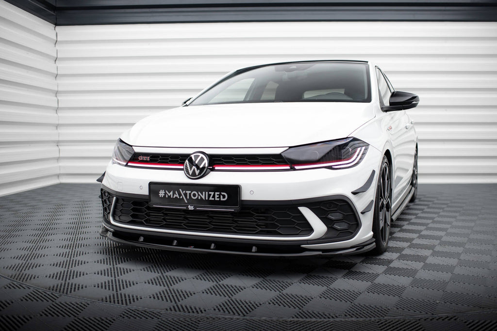 Maxton Design Splitter delantero V.1 para Volkswagen Polo GTI Mk6 Facelift - imagen 1