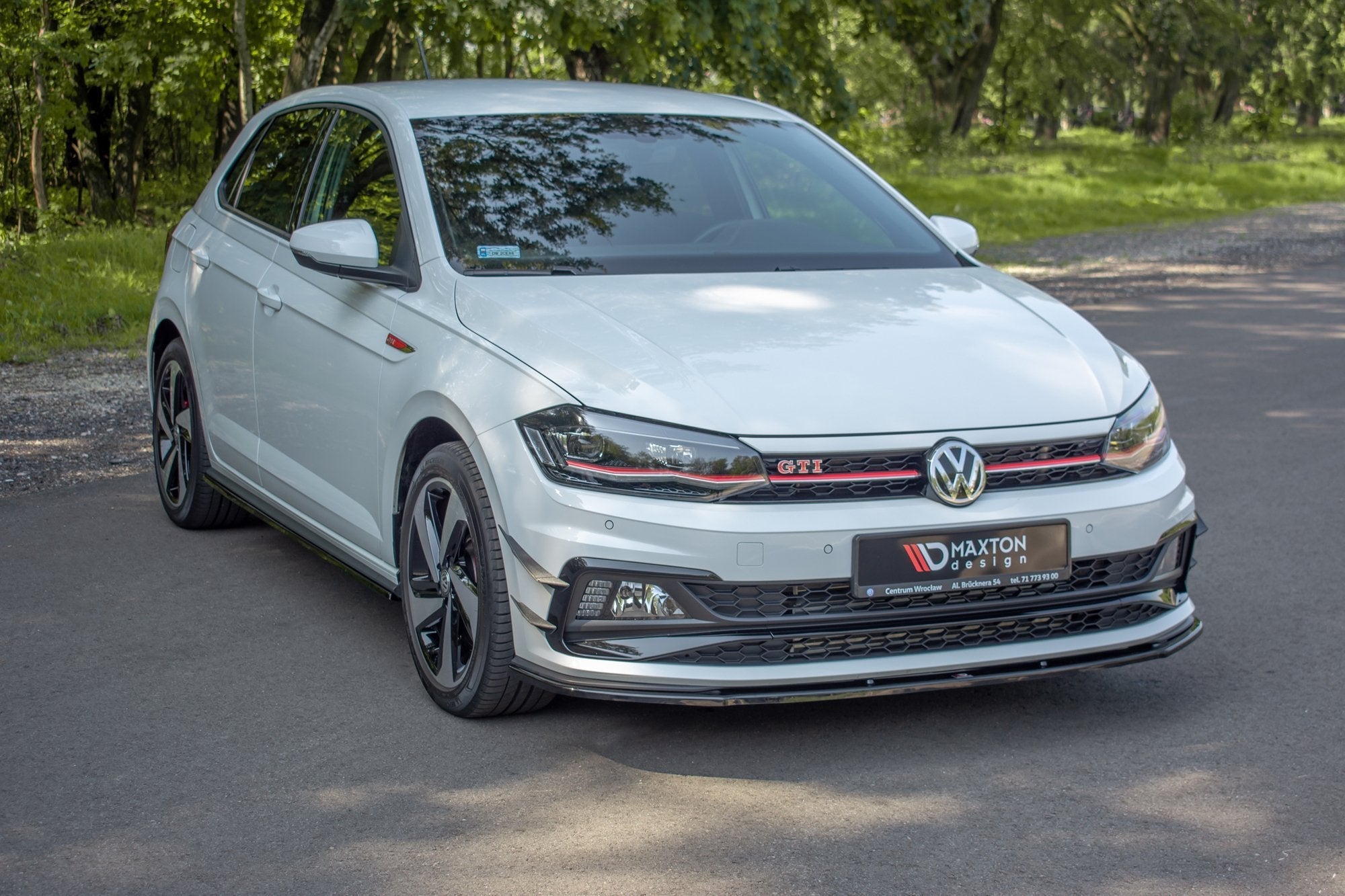 Maxton Design Splitter delantero V.1 para Volkswagen Polo GTI / R-line Mk6 - imagen 1