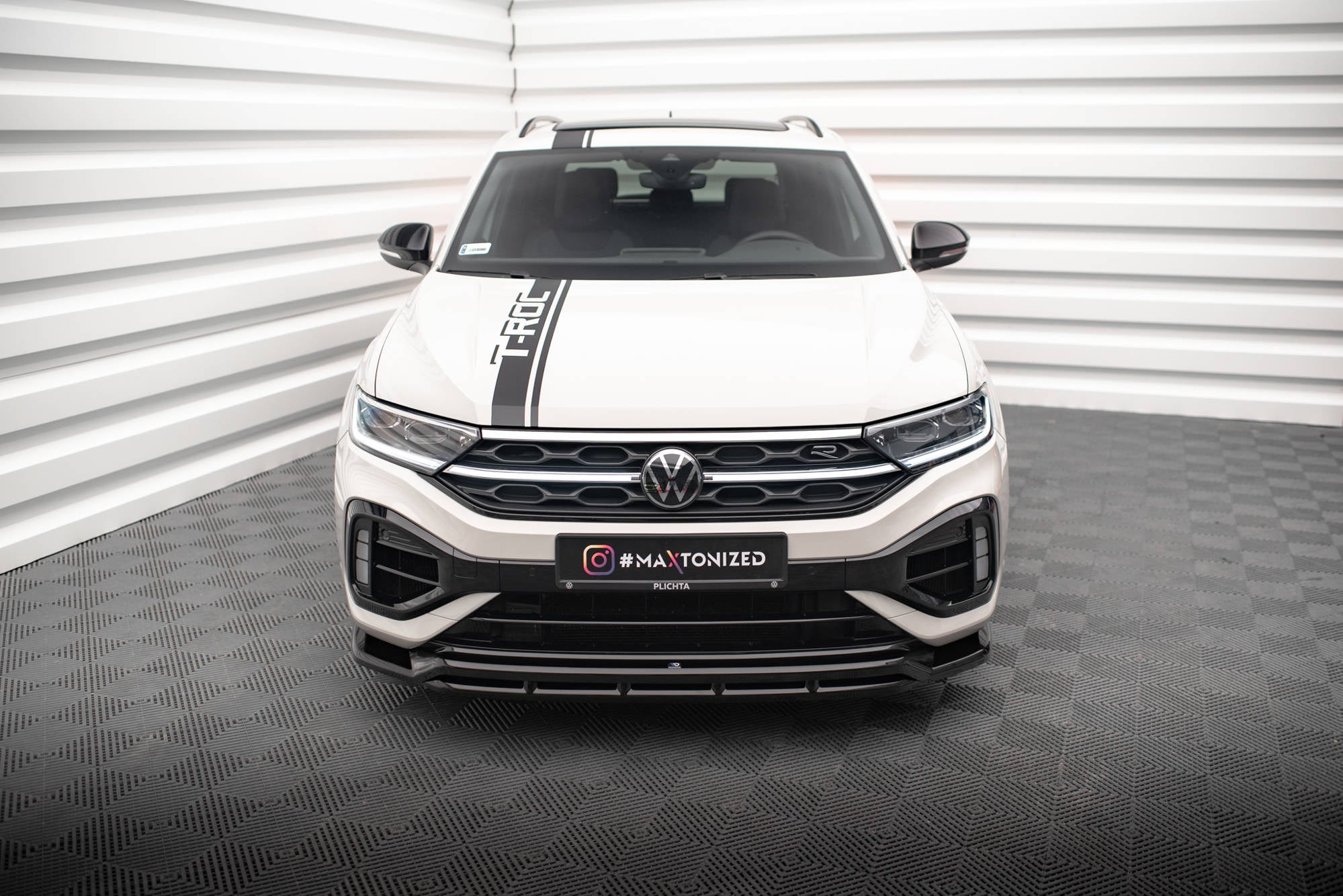 Maxton Design Splitter delantero V.1 para Volkswagen T-Roc R / R-Line Mk1 Facelift - imagen 2