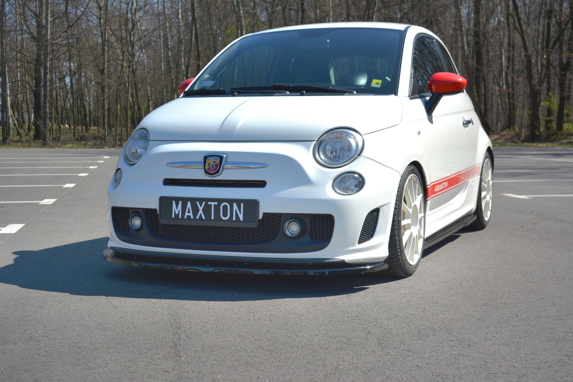 Maxton Design Splitter delantero V.2 para Abarth 500 Mk1 - imagen 1