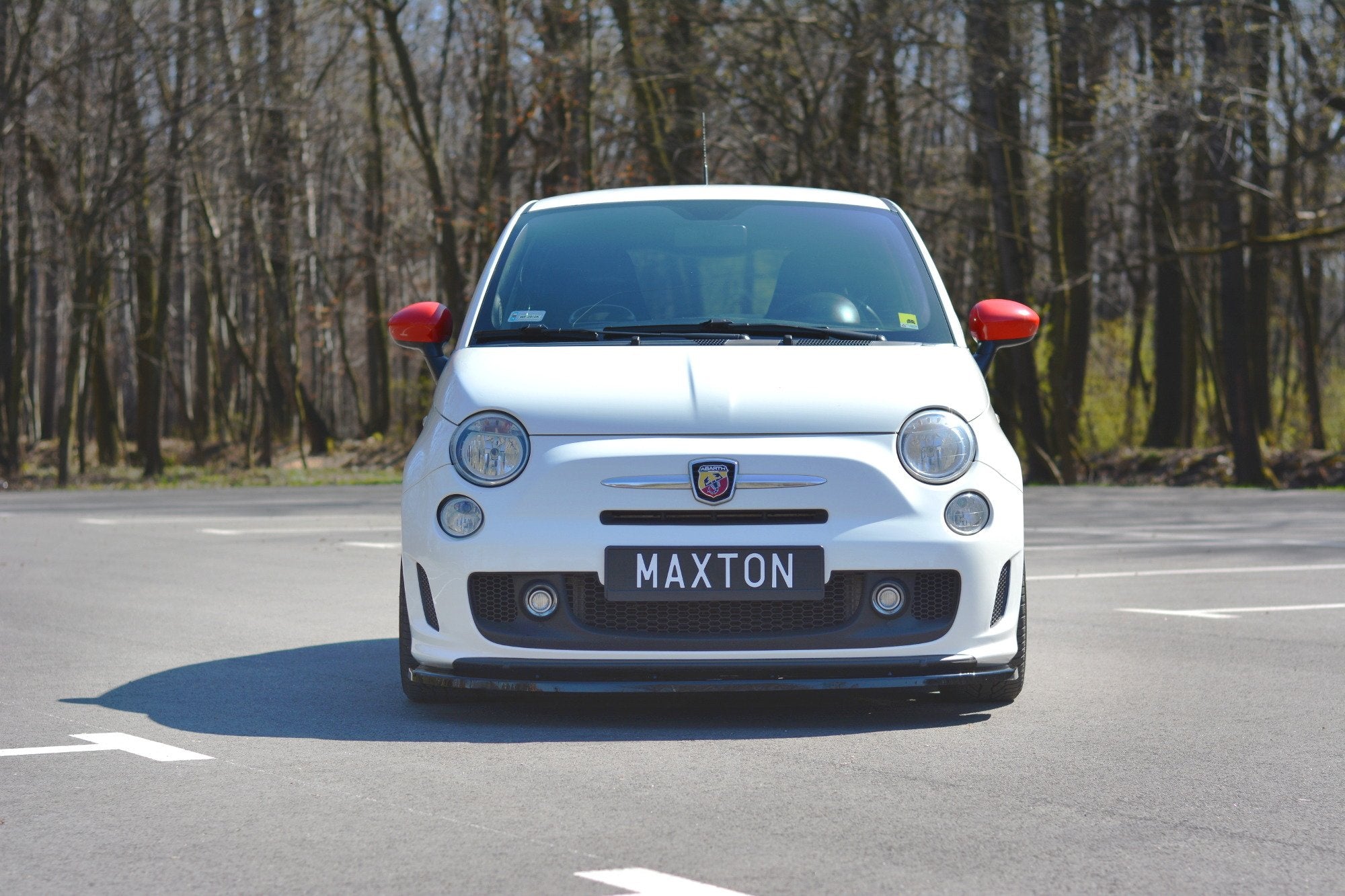 Maxton Design Splitter delantero V.2 para Abarth 500 Mk1 - imagen 2