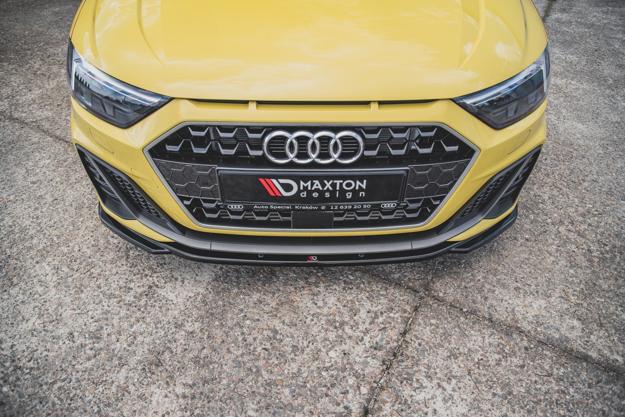 Maxton Design Splitter delantero V.2 para Audi A1 S-Line GB - imagen 3