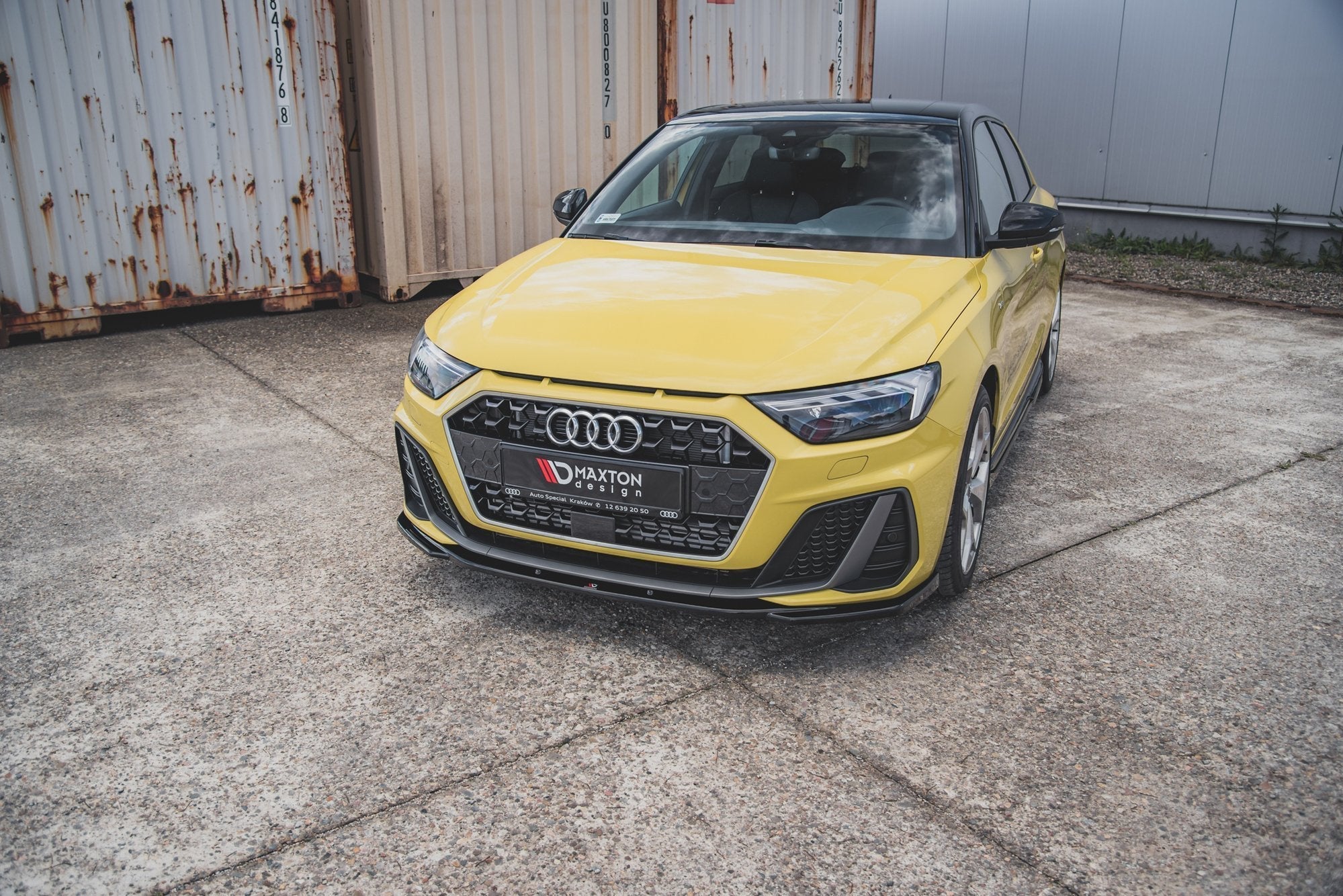 Maxton Design Splitter delantero V.2 para Audi A1 S-Line GB - imagen 4