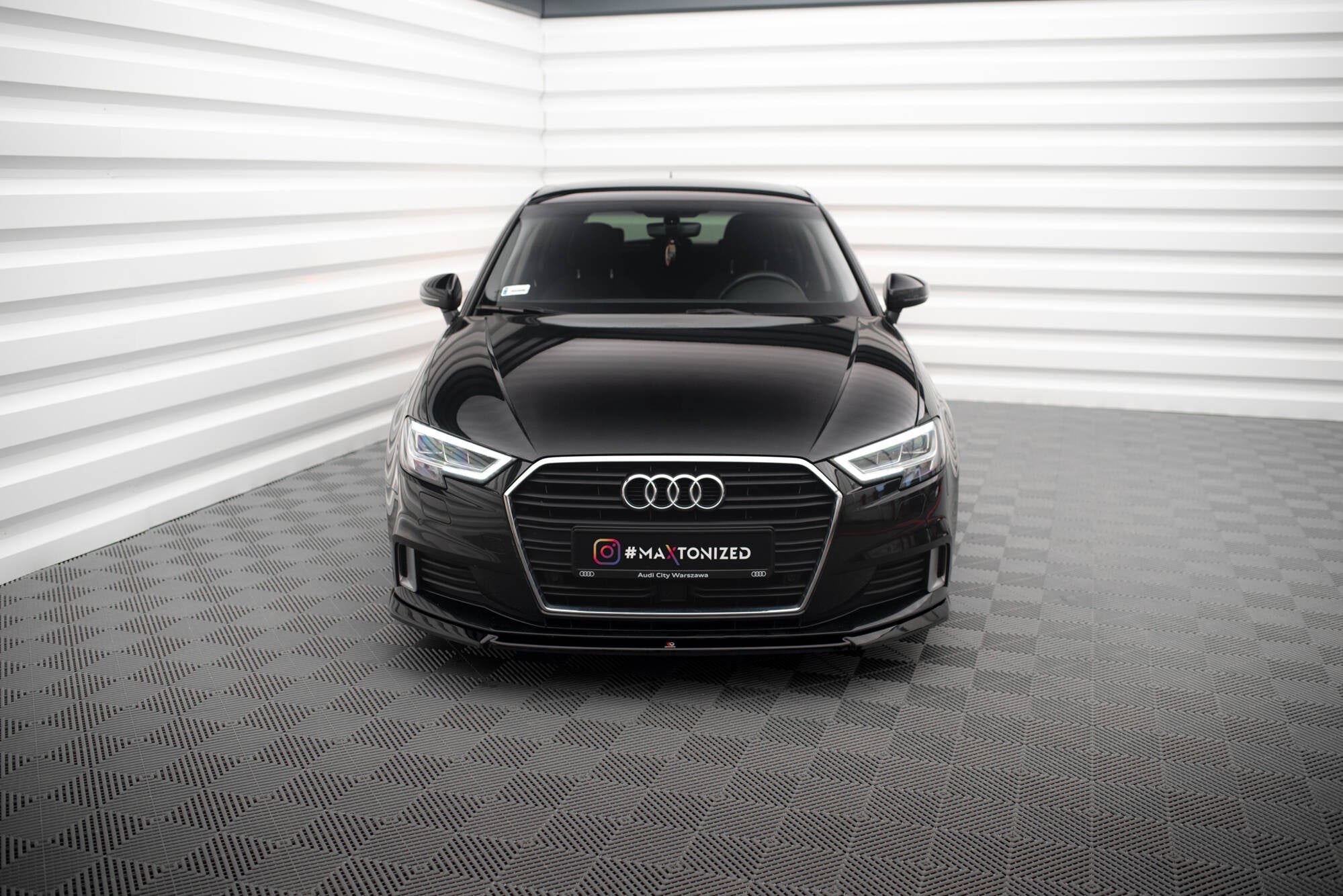 Maxton Design Splitter delantero V.2 para Audi A3 Sportback 8V Facelift - imagen 2