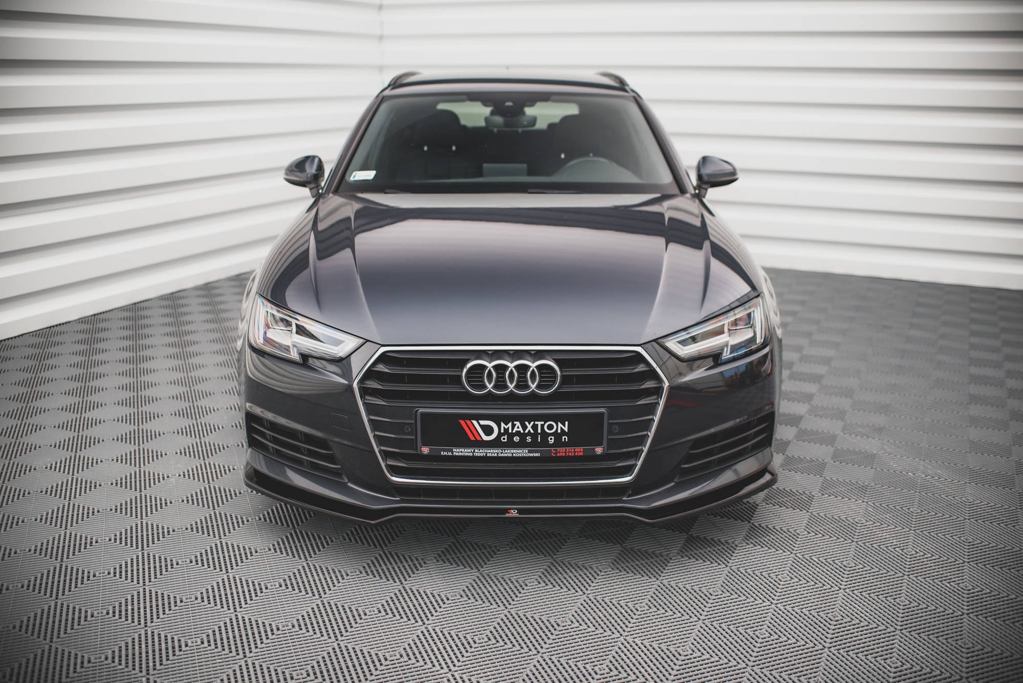 Maxton Design Splitter delantero V.2 para Audi A4 B9 - imagen 2