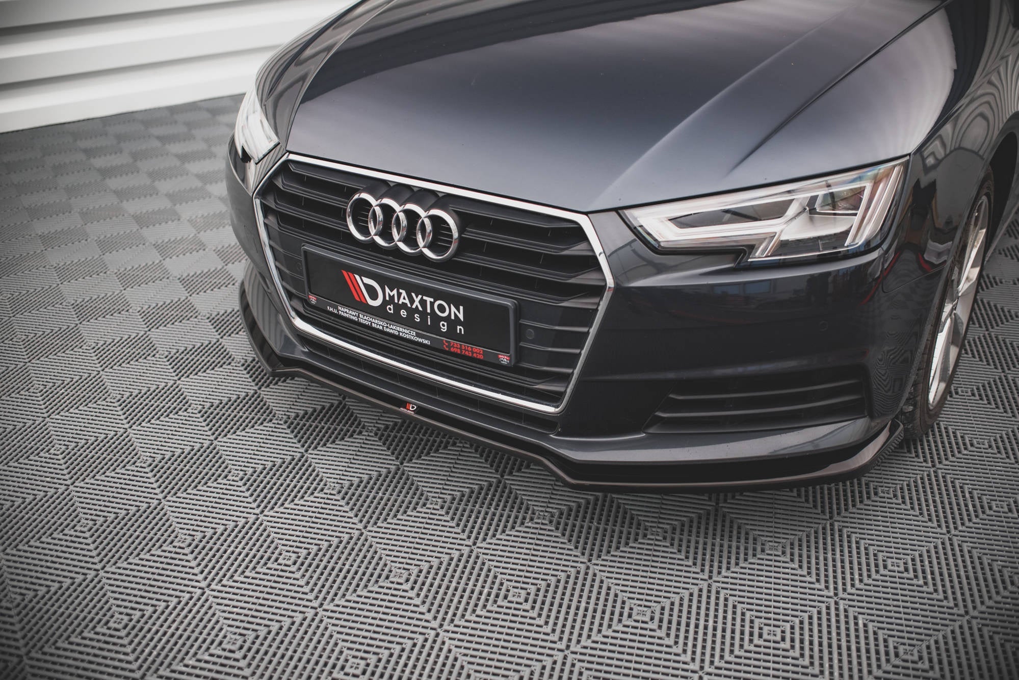 Maxton Design Splitter delantero V.2 para Audi A4 B9 - imagen 3