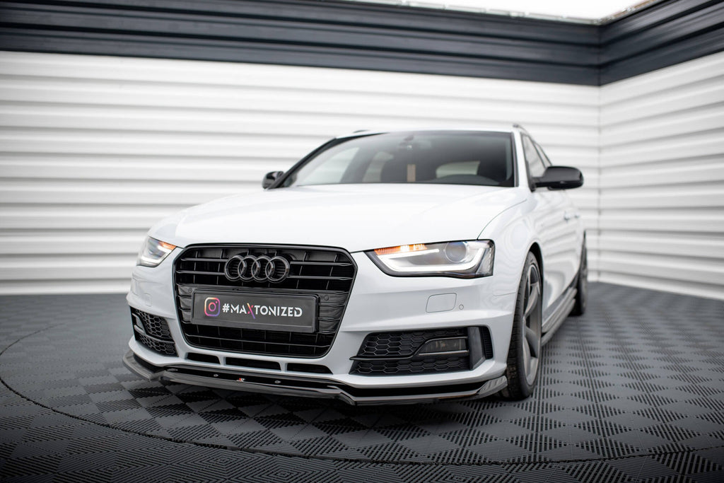Maxton Design Splitter delantero V.2 para Audi A4 Competition B8 Facelift - imagen 1