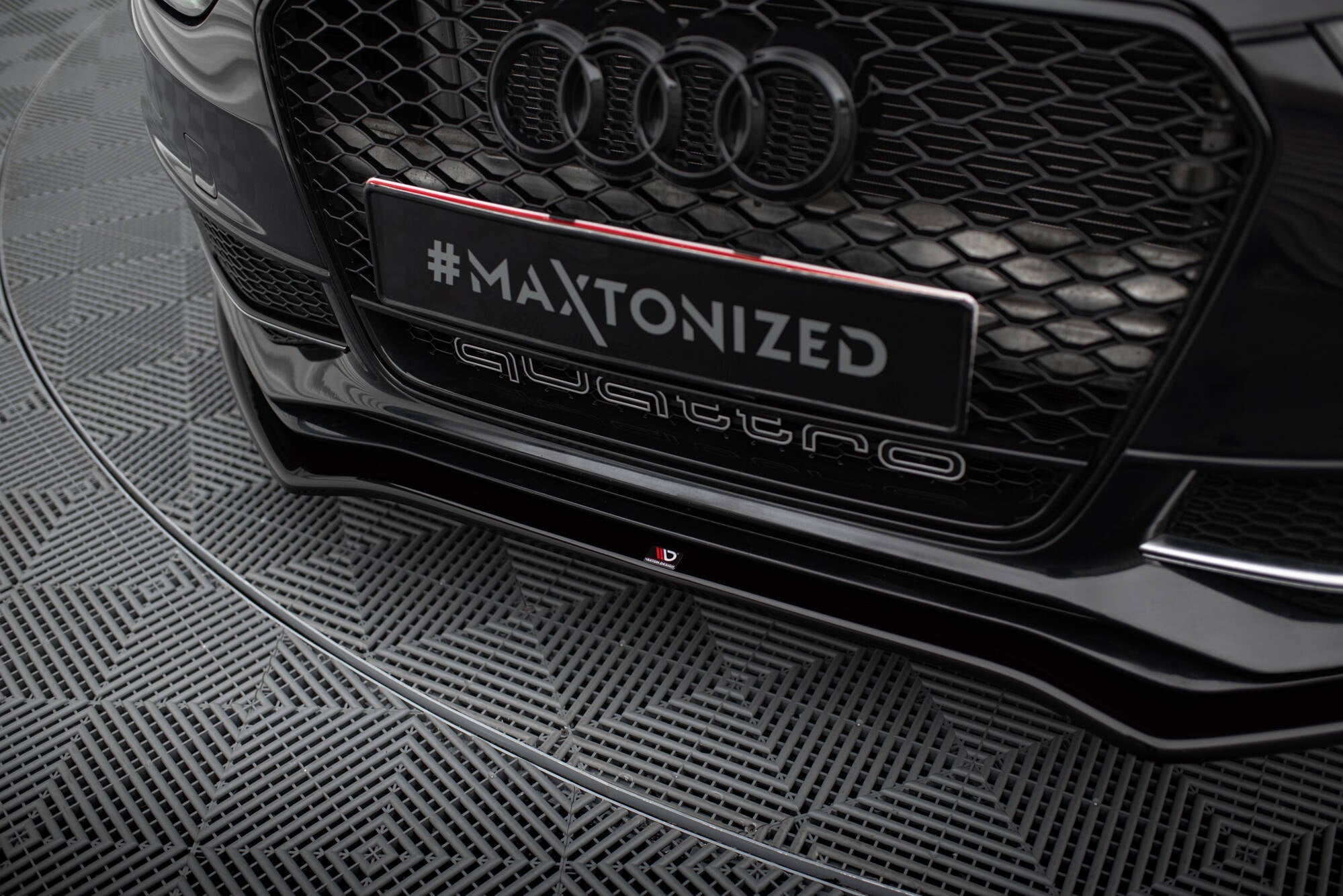 Maxton Design Splitter delantero V.2 para Audi A4 S-Line / S4 B8 Facelift - imagen 3