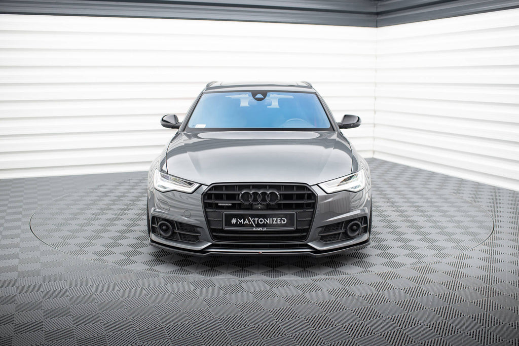 Maxton Design Splitter delantero V.2 para Audi A6 / A6 C7 S-line/ S6 C7 Facelift - imagen 1